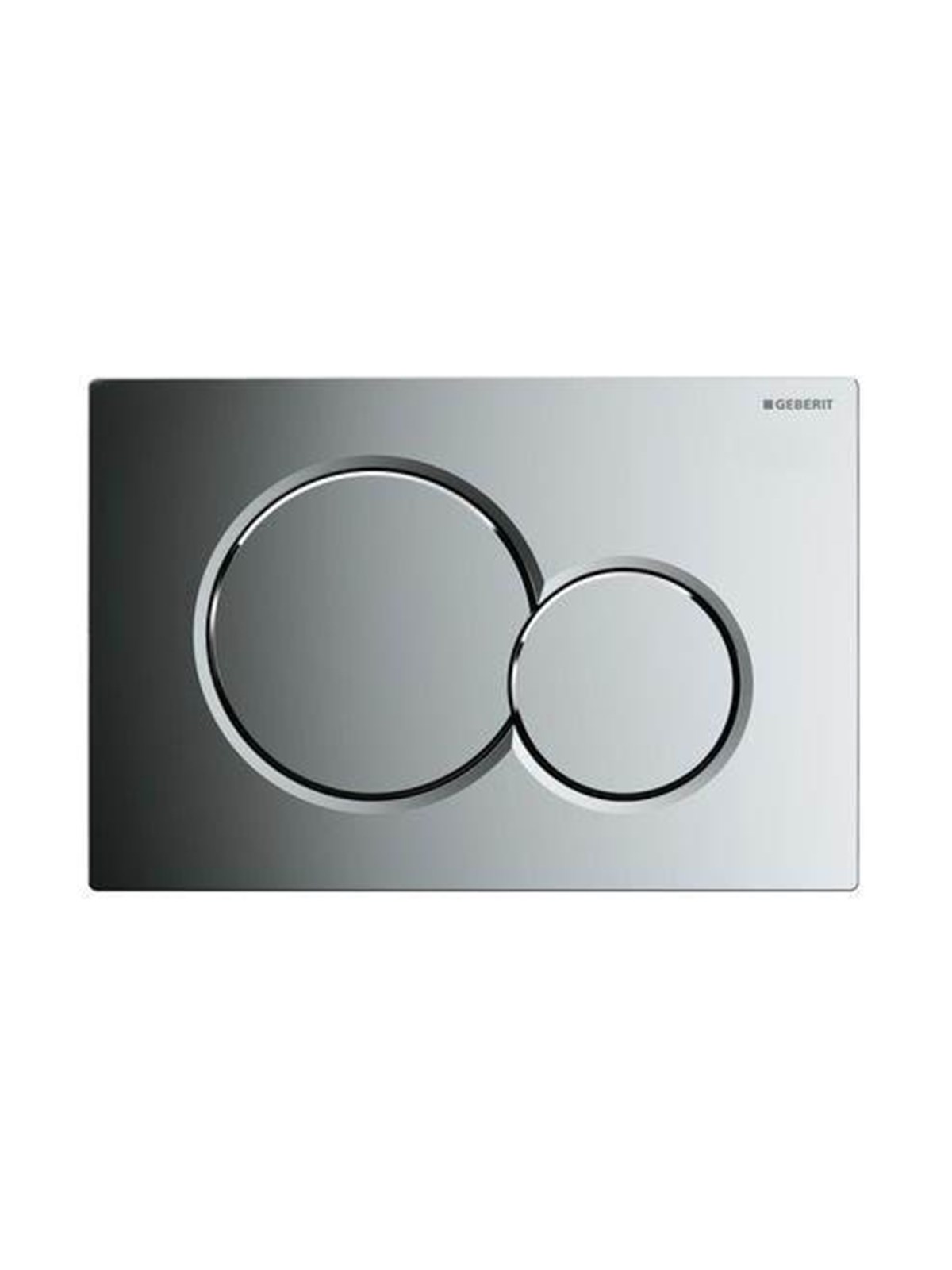Geberit Actuator Plate Sigma01 For Dual Flush: Bright Chrome - Installationssysteme - 115770215