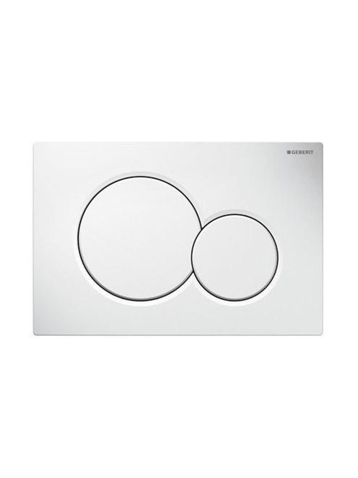 Geberit Actuator Plate Sigma01 For Dual Flush: White Alpine - Installationssysteme - 115770115