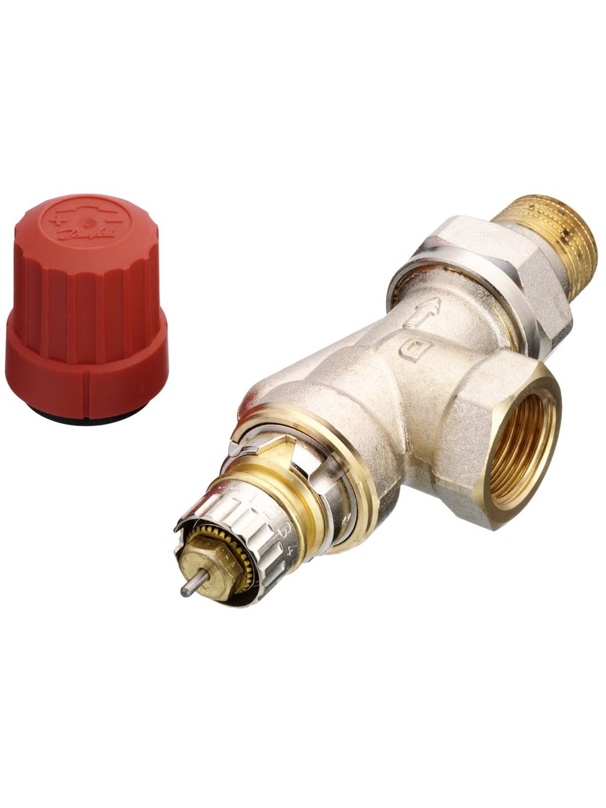 Danfoss Ra-n 15 UK Valve Housing Inverted Angular 1/2" - Heizkoerper Und Ventile - 013g0153