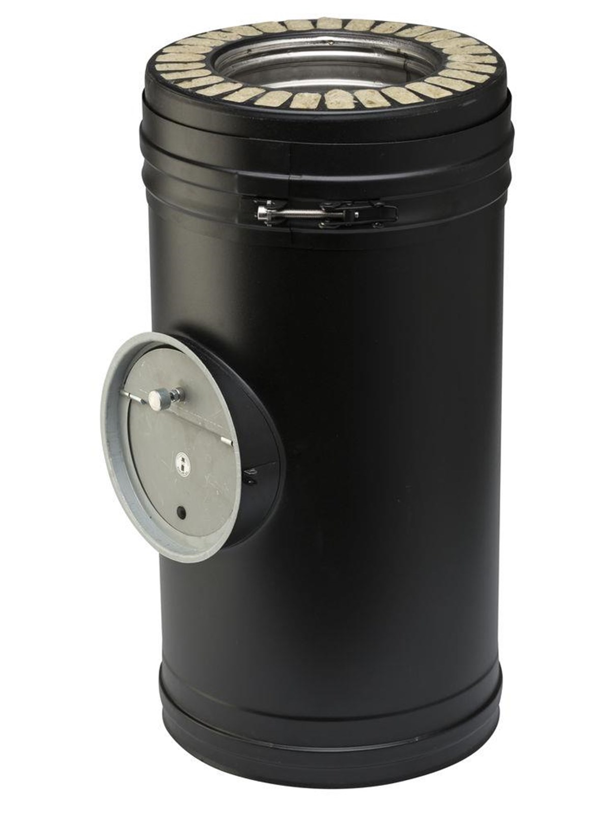 Metalbestos wood 150 mm pipes with draugth regulator
