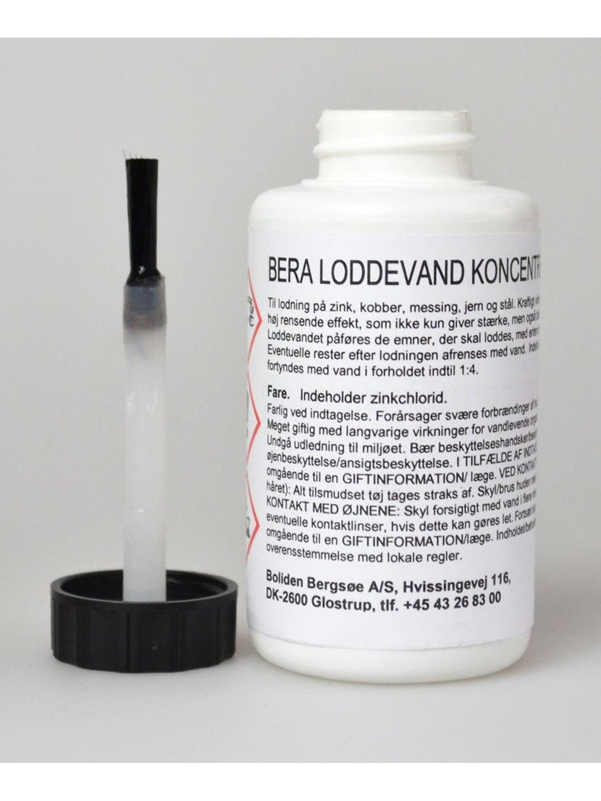 Boliden Bergsøe Bera Solderwater Concentrated 100 ml Bottle With Brush - Dach Und Fassade - P1100110