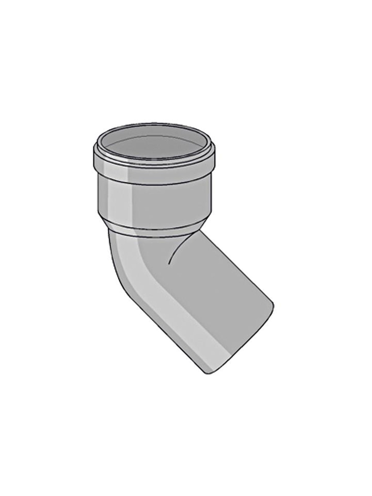 Girpi 78mm x 45° bend