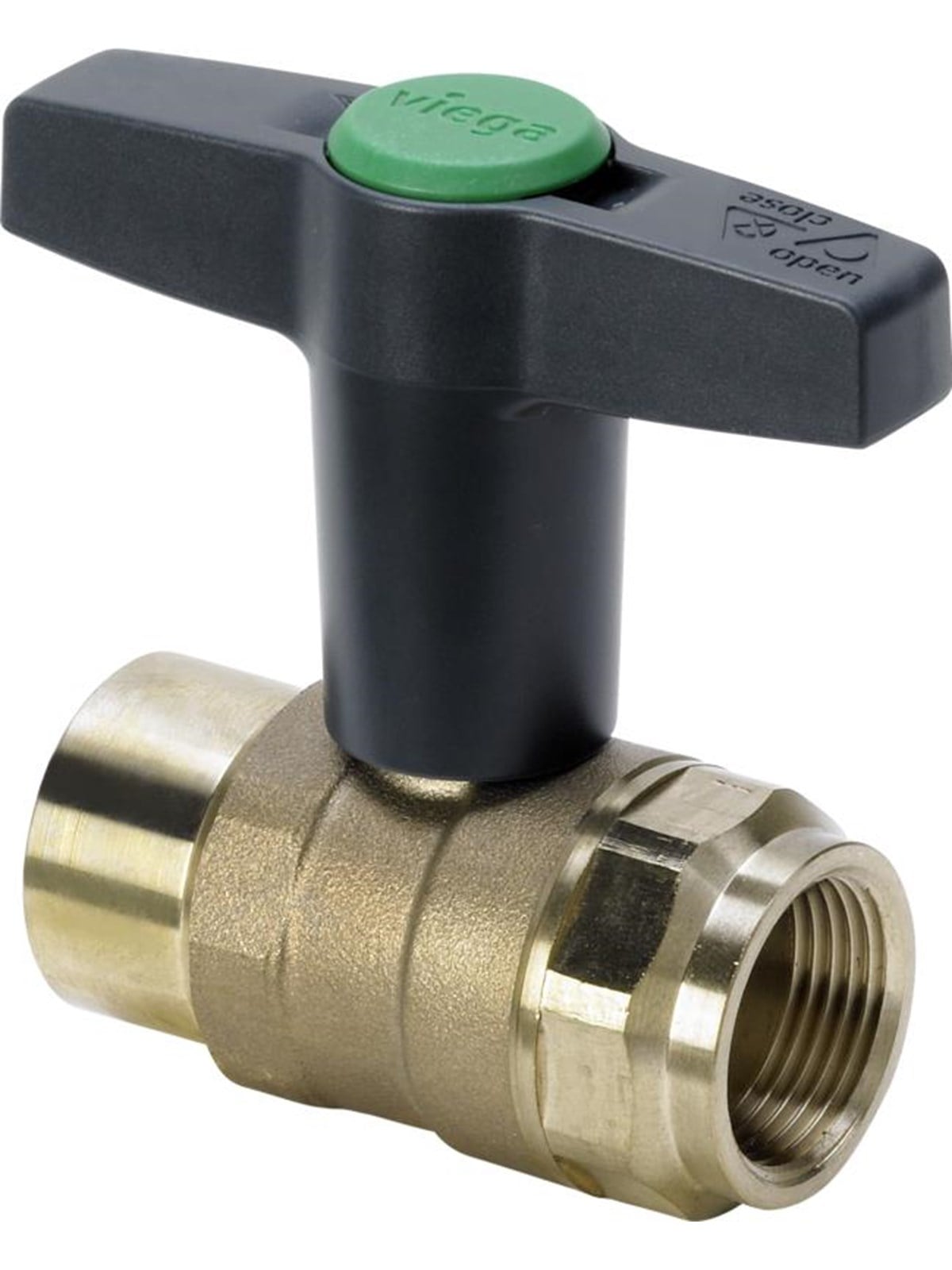 Viega Easytop ball valve socket/socket 3/4" gunmetal Image