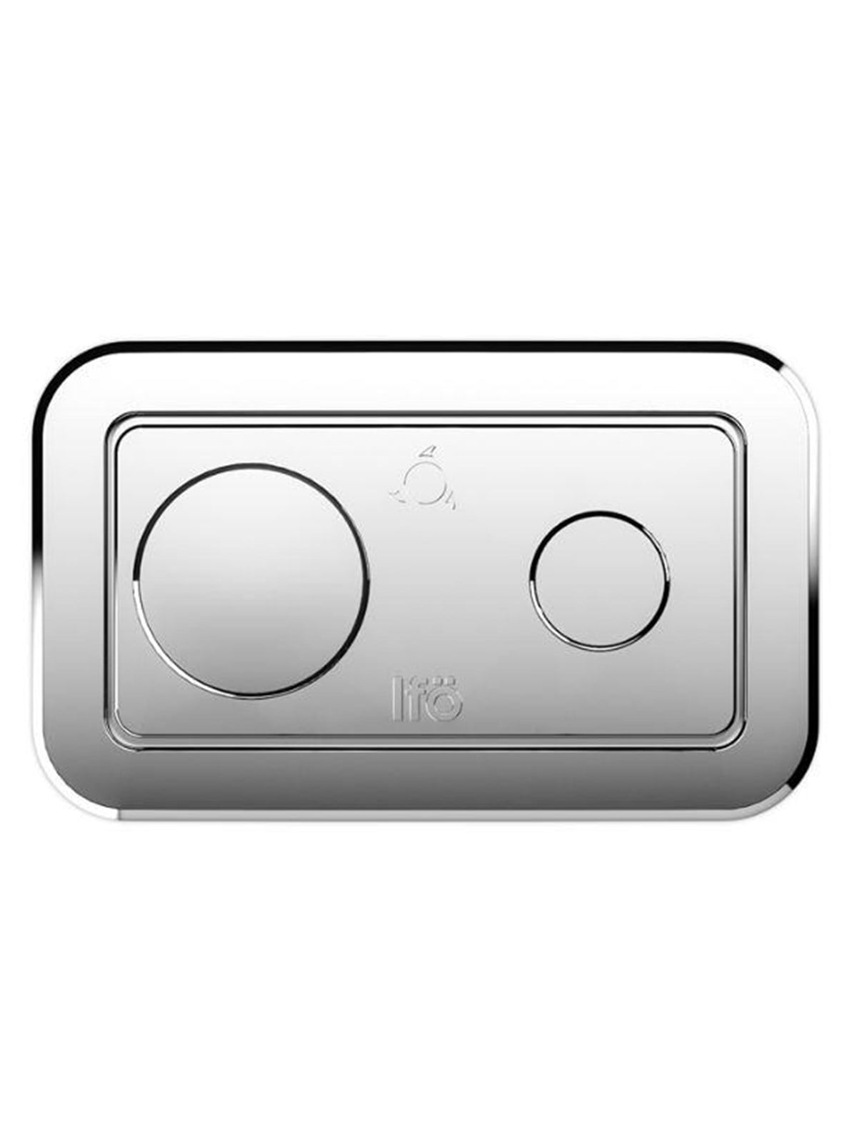 Ifö Spira/spira Art Push Button Complete Chrome - Toiletten Sitze Bidets Und Ersatzteile - Z97251
