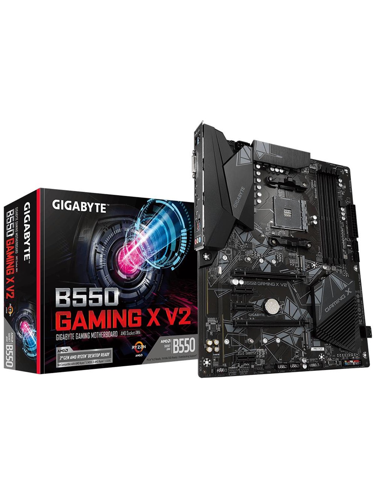 Gigabyte B550 Gaming X V2 Mainboard - Amd B550 - Amd Am4 Socket - Ddr4 Ram - Atx