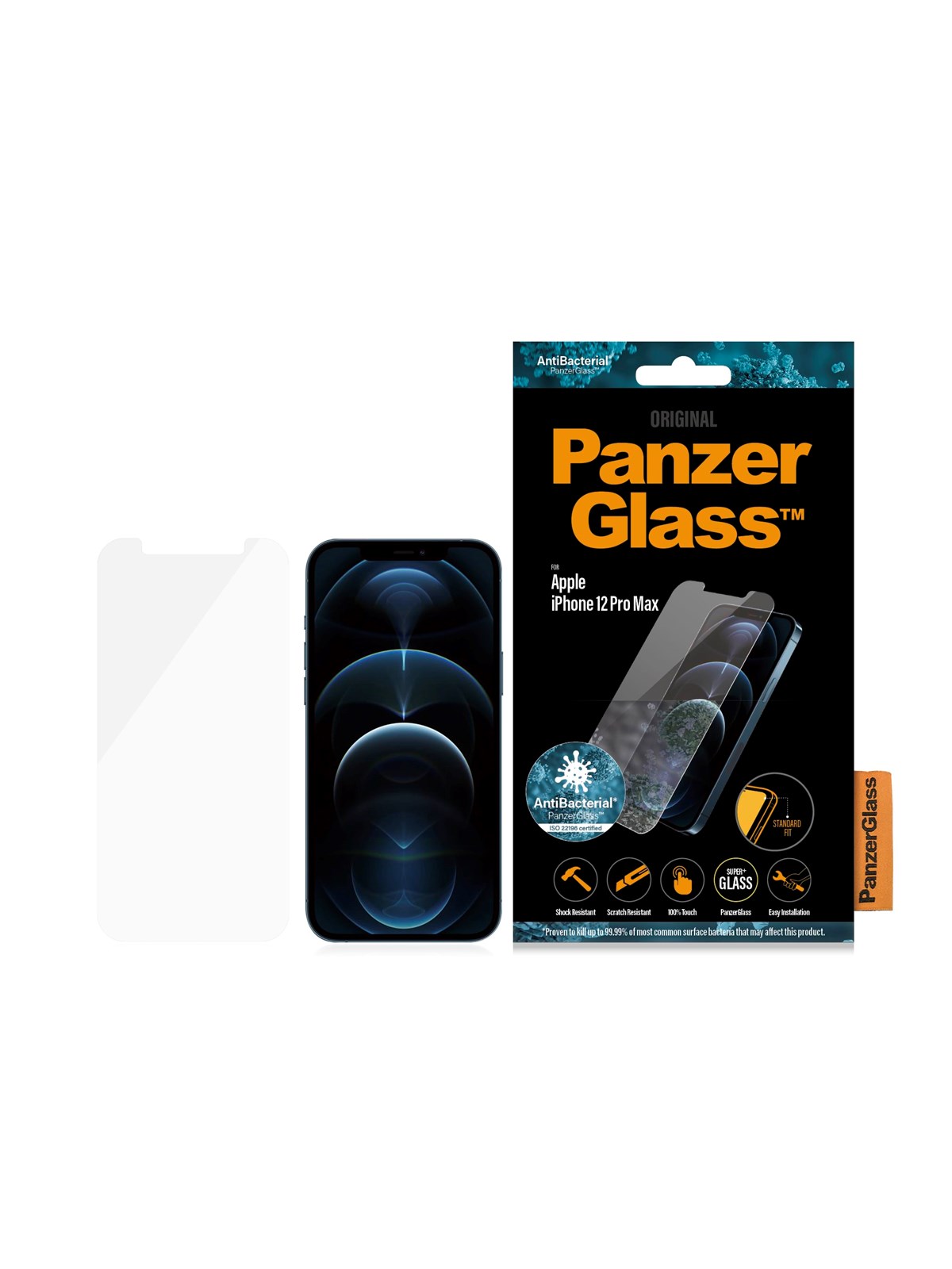 Panzerglass Screen Protector Apple Iphone 12 Pro Max | Standard Fit - Handys Schutzfolie - Panzer2709