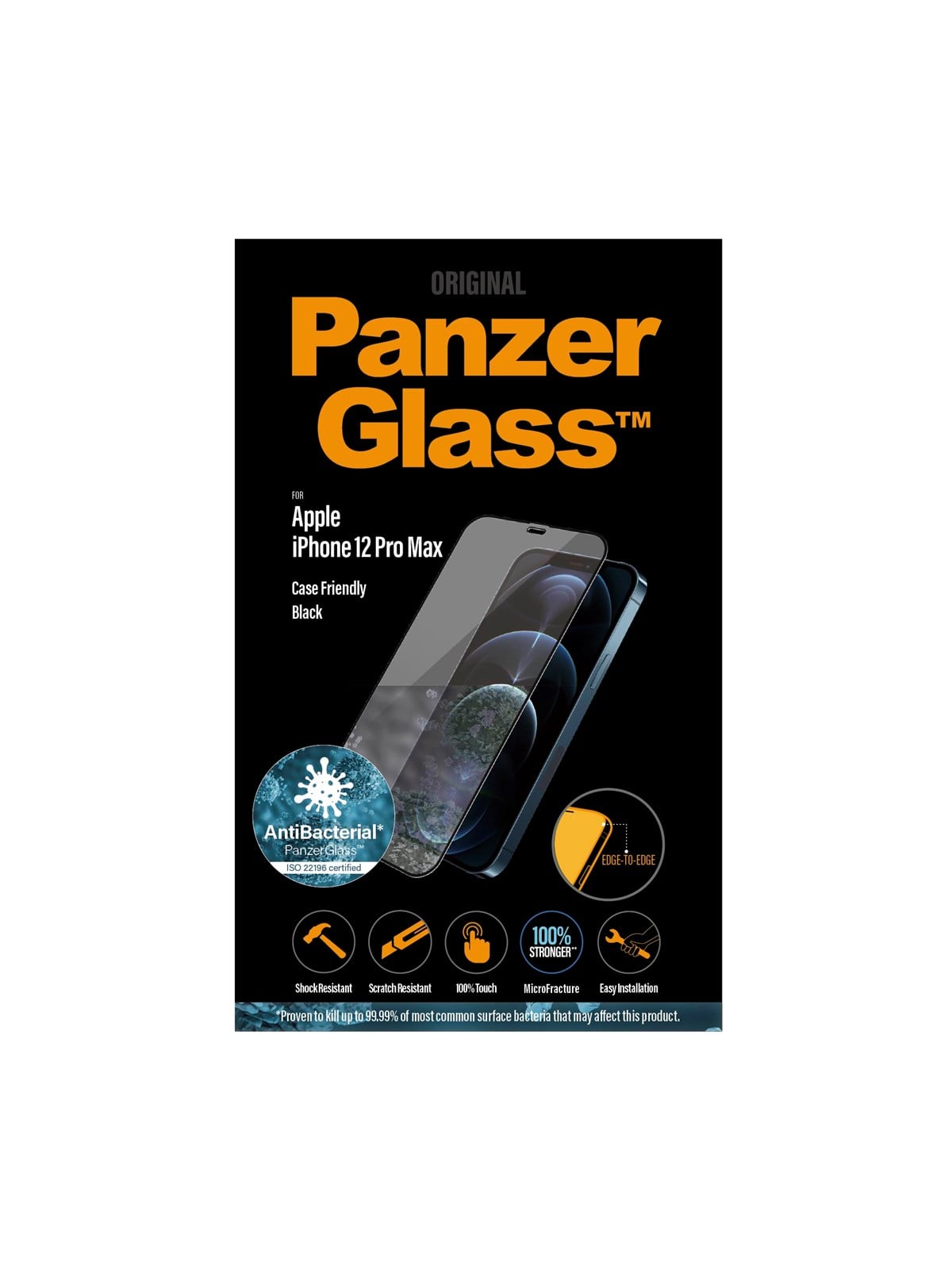 Panzerglass Screen Protector Apple Iphone 12 Pro Max | Edge-to-edge - Handys Schutzfolie - Panzer2712