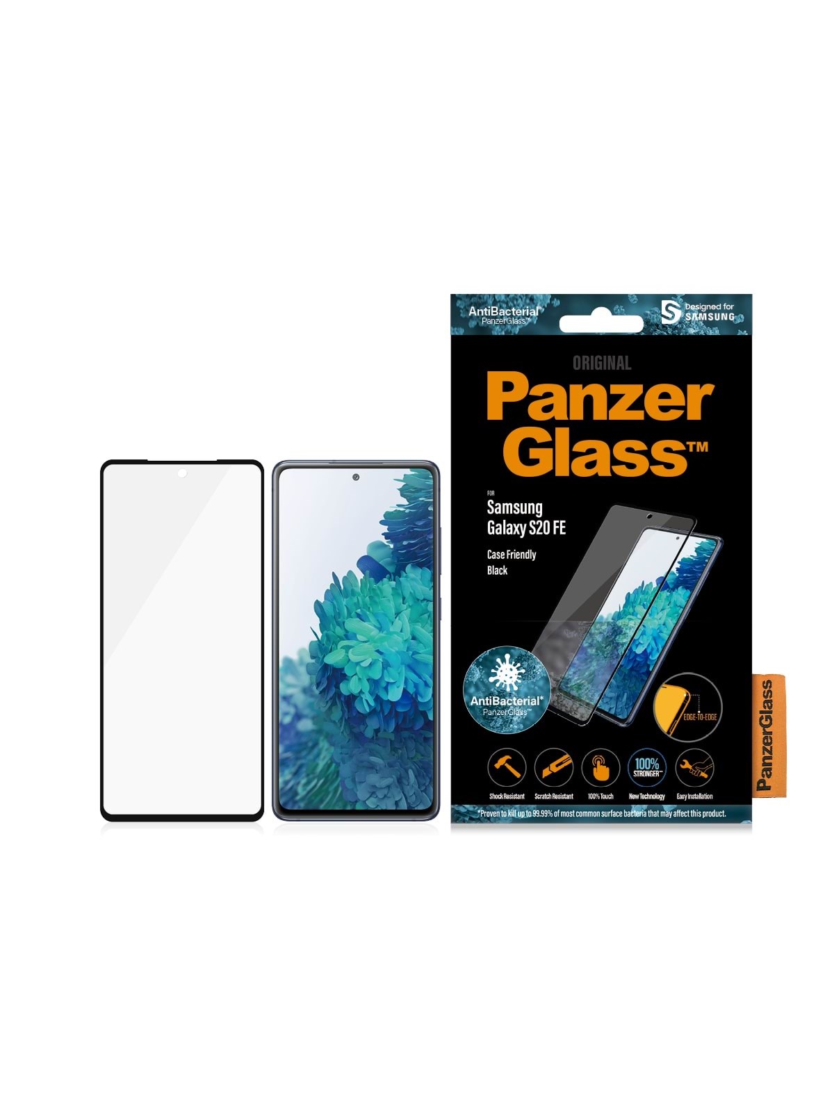 Panzerglass Screen Protector Samsung Galaxy S20 FE - Handys Schutzfolie - Panzer7243