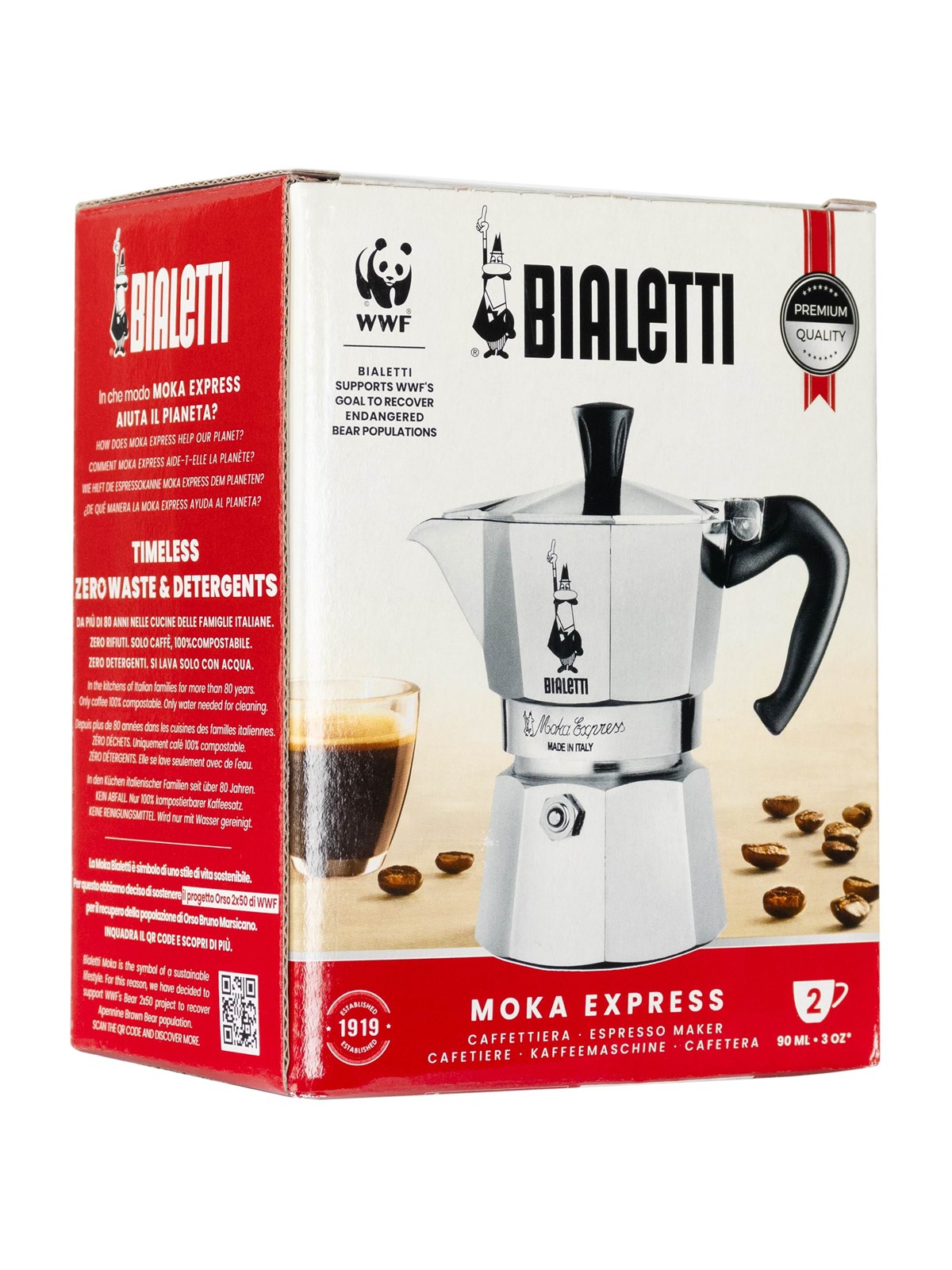 Bialetti Moka Express 2 Cups - Kaffeezubereitung - 0001168