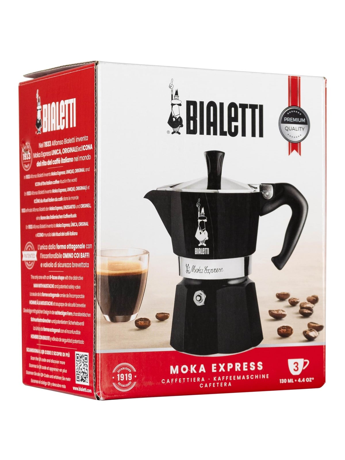 Bialetti Moka Express 3 Cups - Kaffeezubereitung - 4952