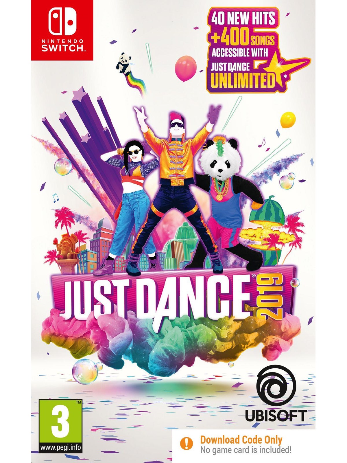 Just Dance 2019 (Code in a Box) - Nintendo Switch - Musik - Pegi 3 - Spiele - 3307216176541