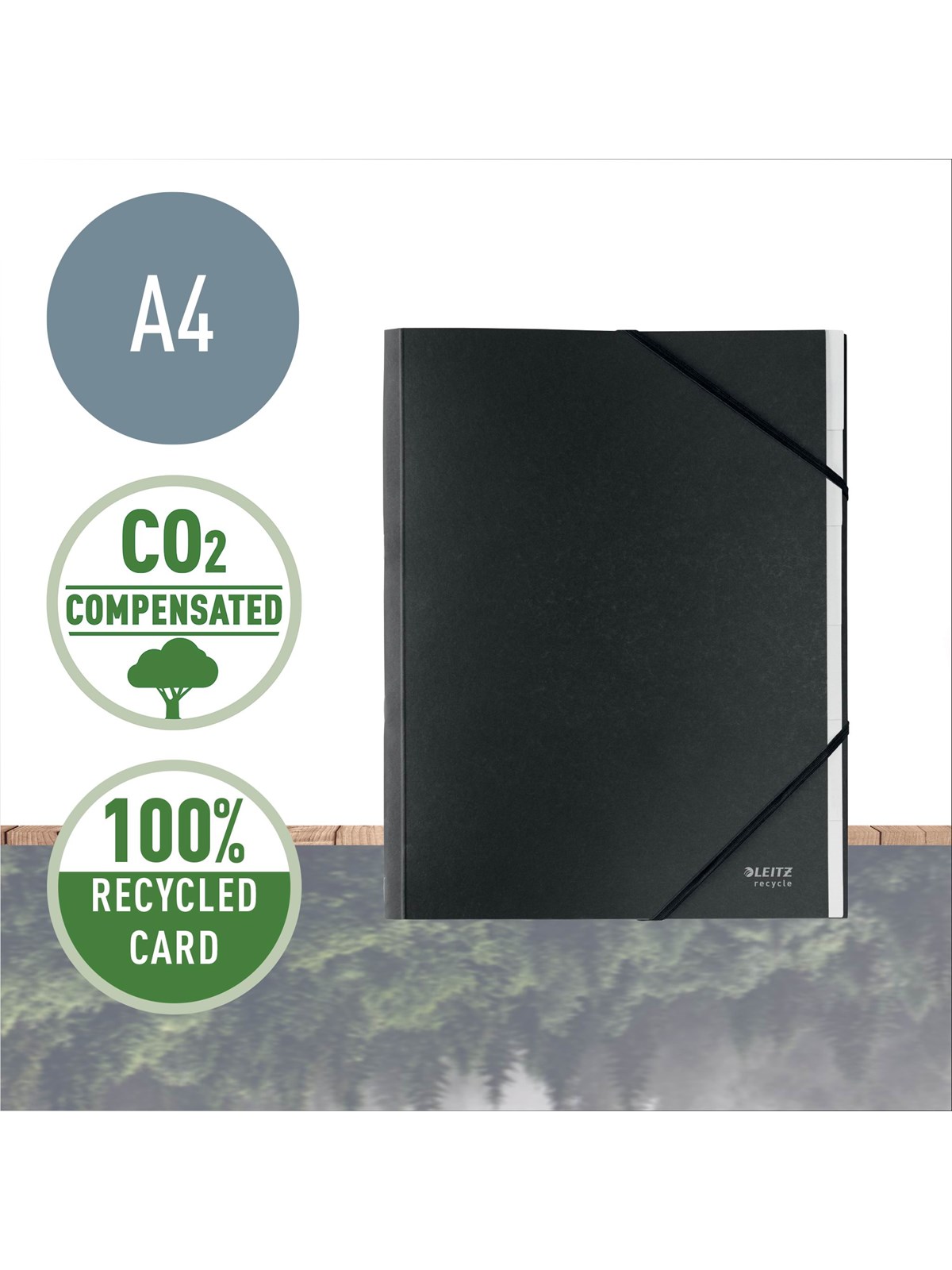 Leitz Recycle Ordnungsmappe, Schwarz - Mappenund Clipboards - 39140095