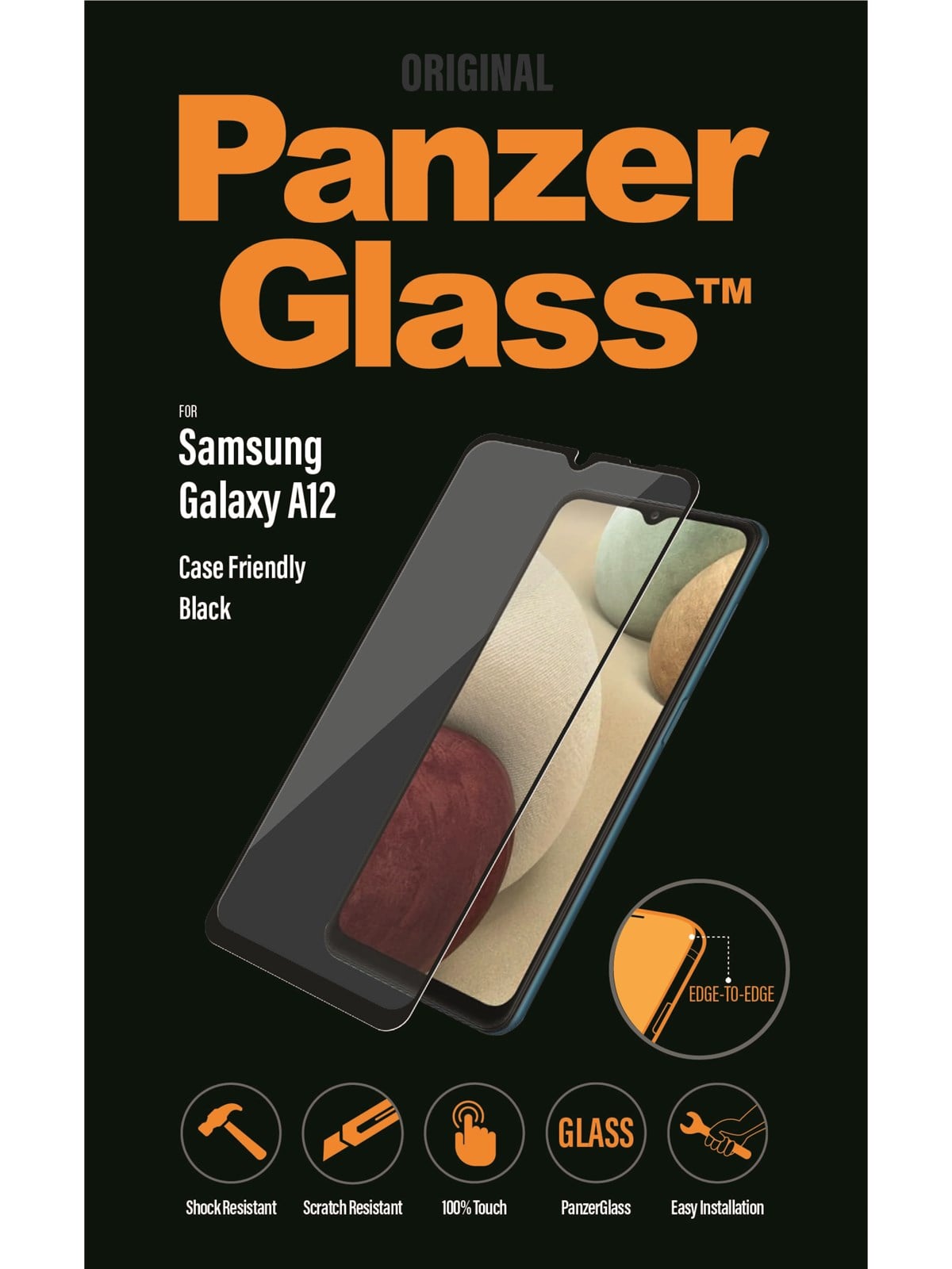 Panzerglass Screen Protector Samsung Galaxy A12 - Handys Schutzfolie - Panzer7251