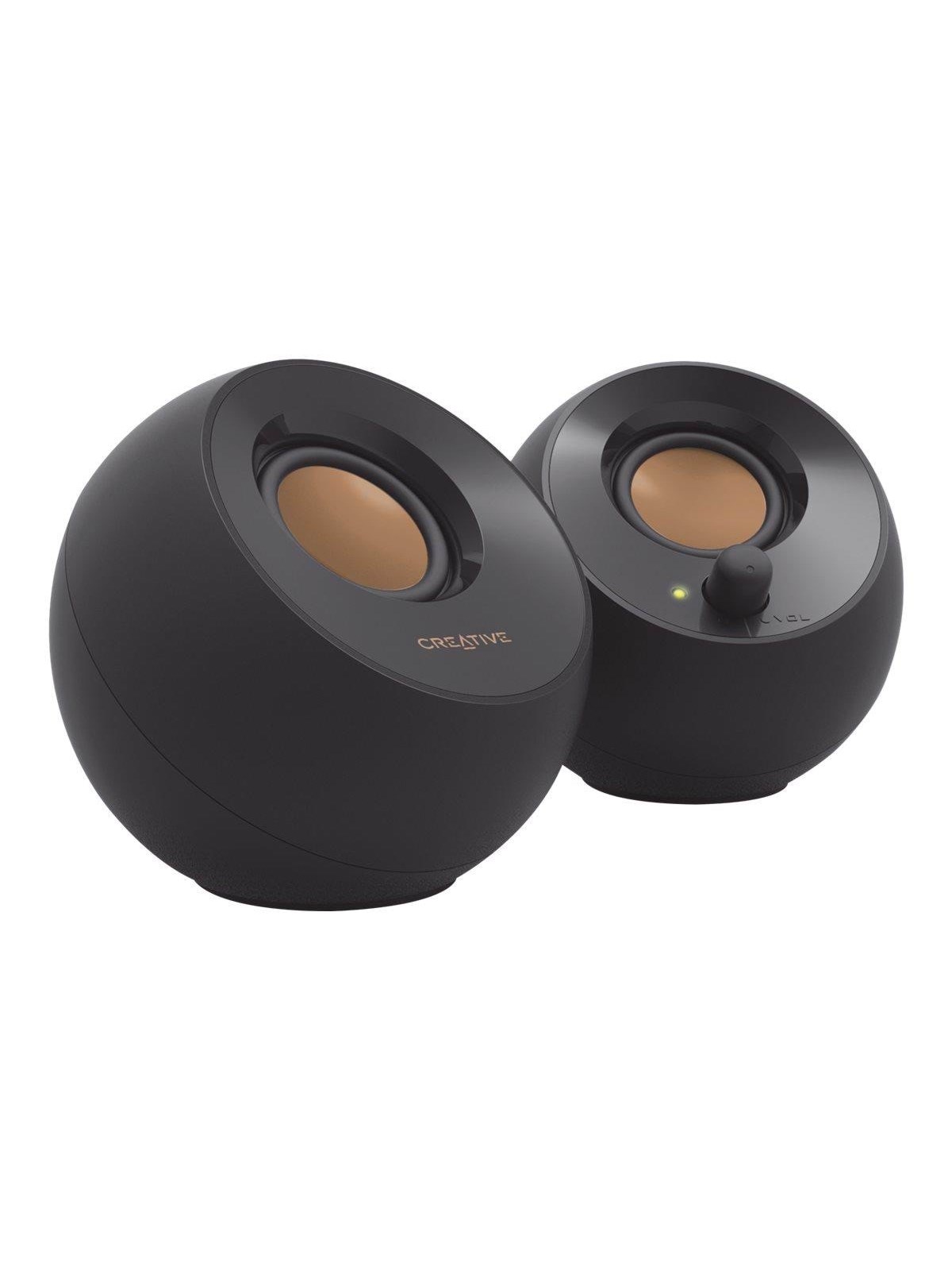 Creative Pebble V2 - Schwarz - Lautsprecher Computer - 51mf1695aa000
