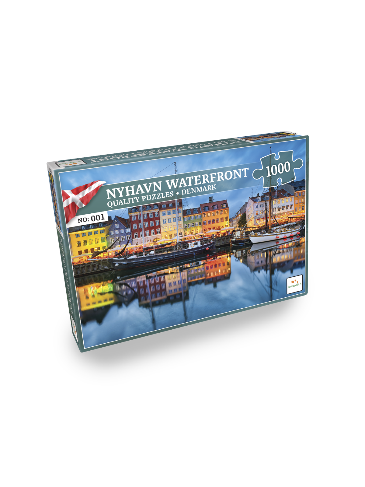 Lautapelit Nordic Quality Puzzles - DA:001 - Nyhavn Waterfron - Lpfi071