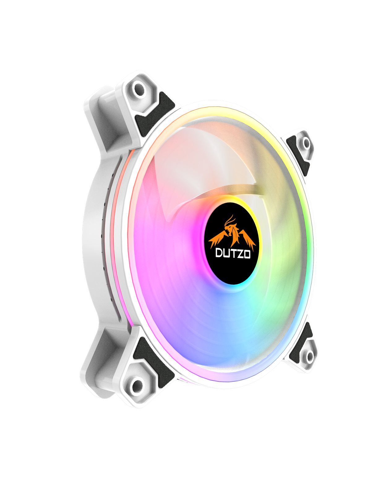 Dutzo Kura 140 White Argb - Gehäuselüfter - 140mm - Weiß Mit Rgb-beleuchtung - 29 Dba - Gehaeuseluefter - Kura140-5vrgb-w