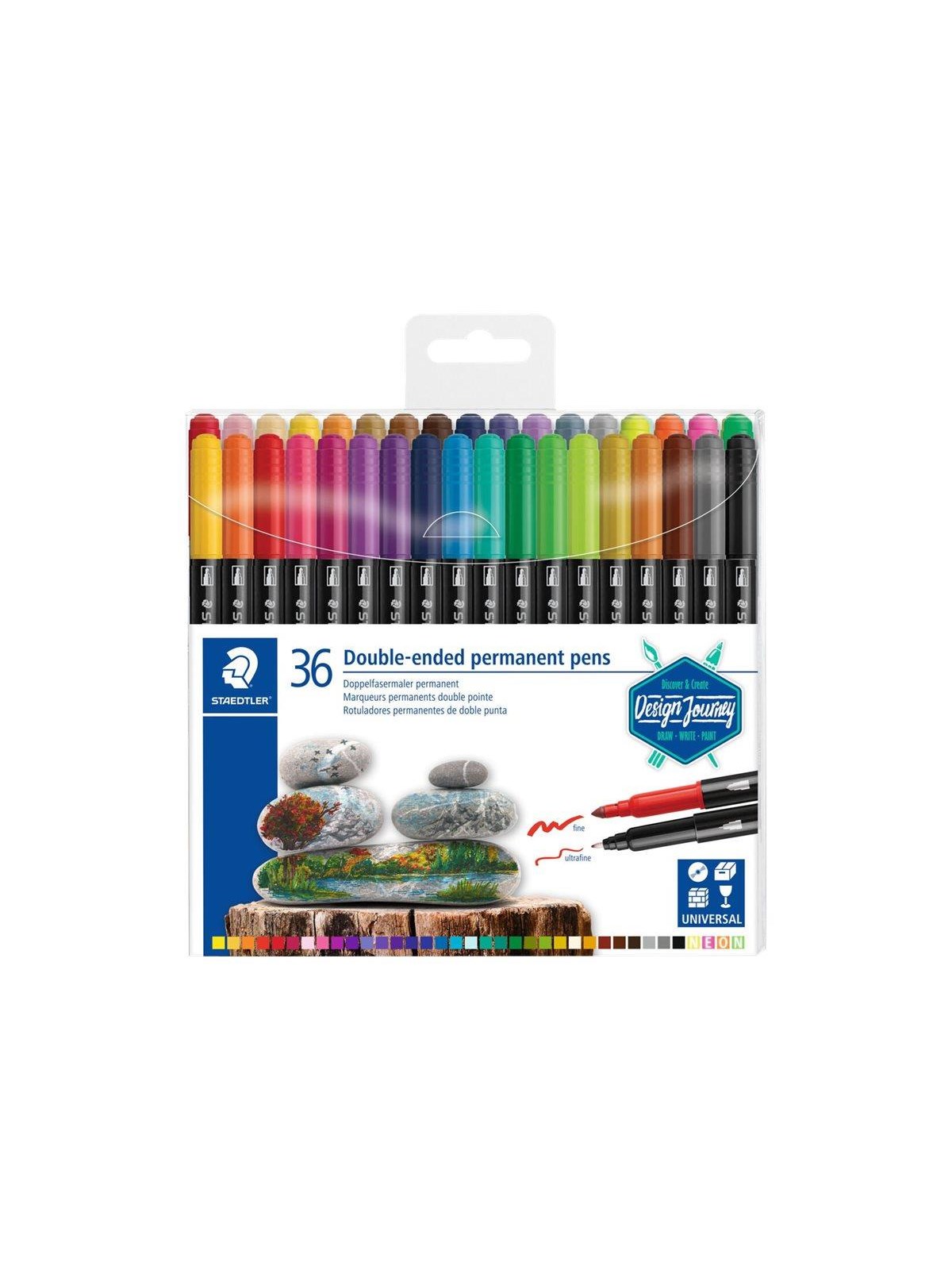 Staedtler Double-ended Perm. Pens 36 Pcs - Hobby Zubehoer - 3187 Tb36 02