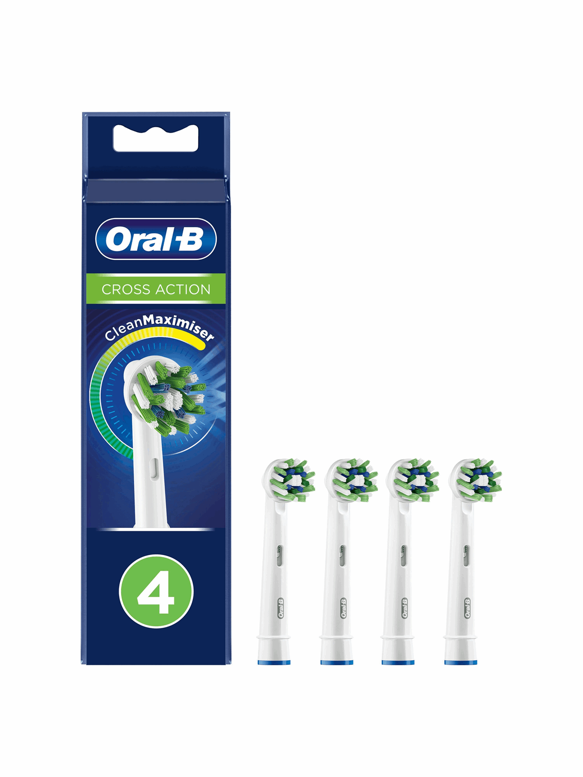 Oral-b Bürstenköpfe Crossaction 4 Pcs - Elektrische Zahnbuersten - 4210201316848