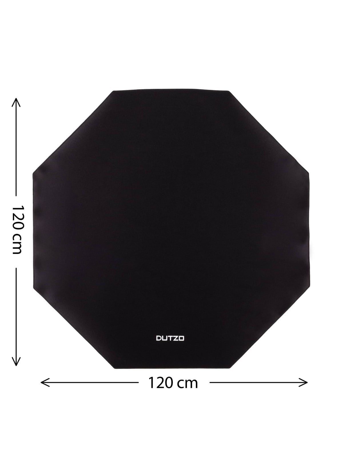 Dutzo Onyx Gaming Bodenmatte - Schwarz - Gaming Stuehle - Dfloormat-120-hex-black
