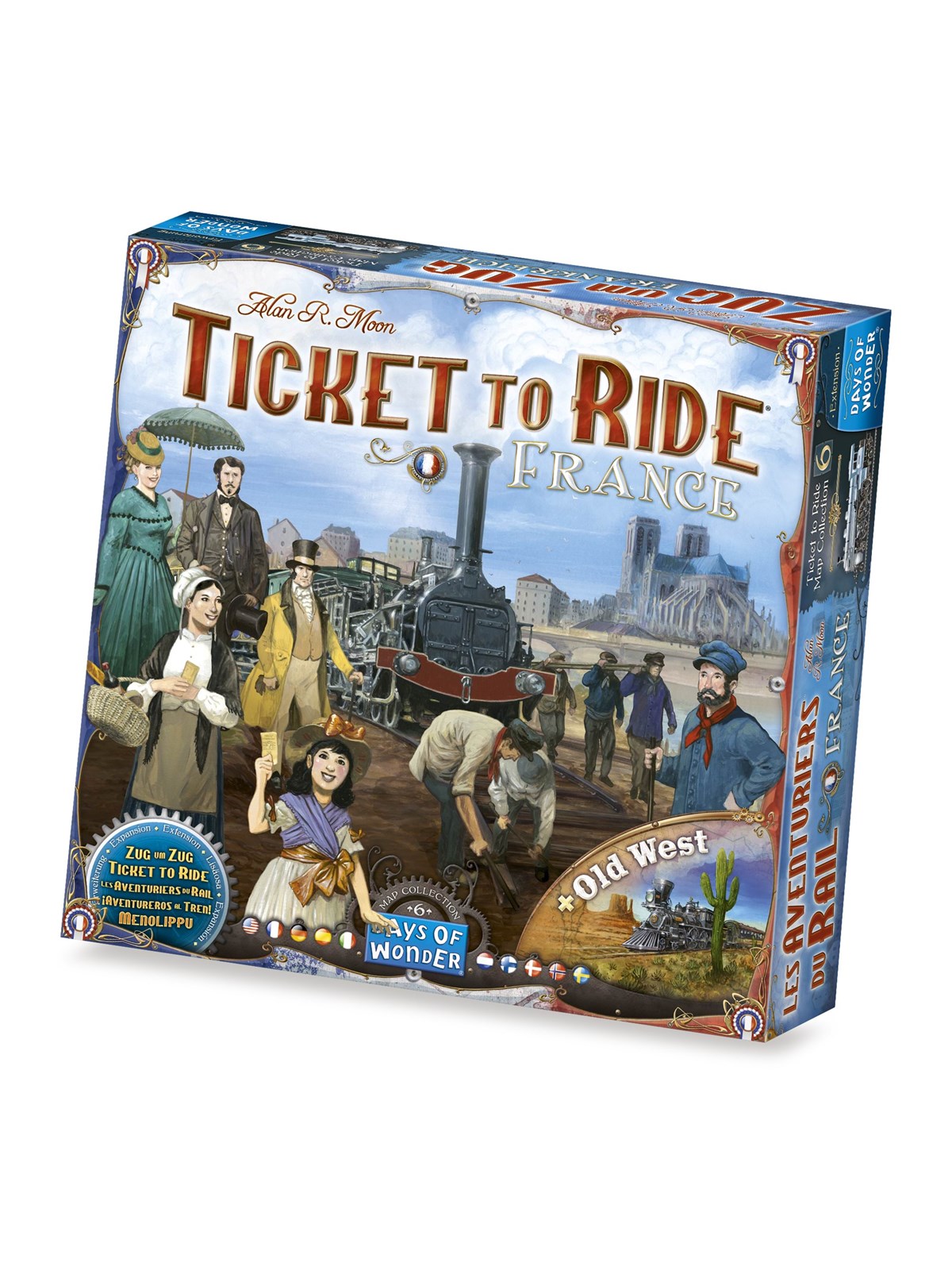 Days of Wonder Ticket To Ride Map Coll. #6 France (Nordic/de/en) - Brettspiele - Dow720128
