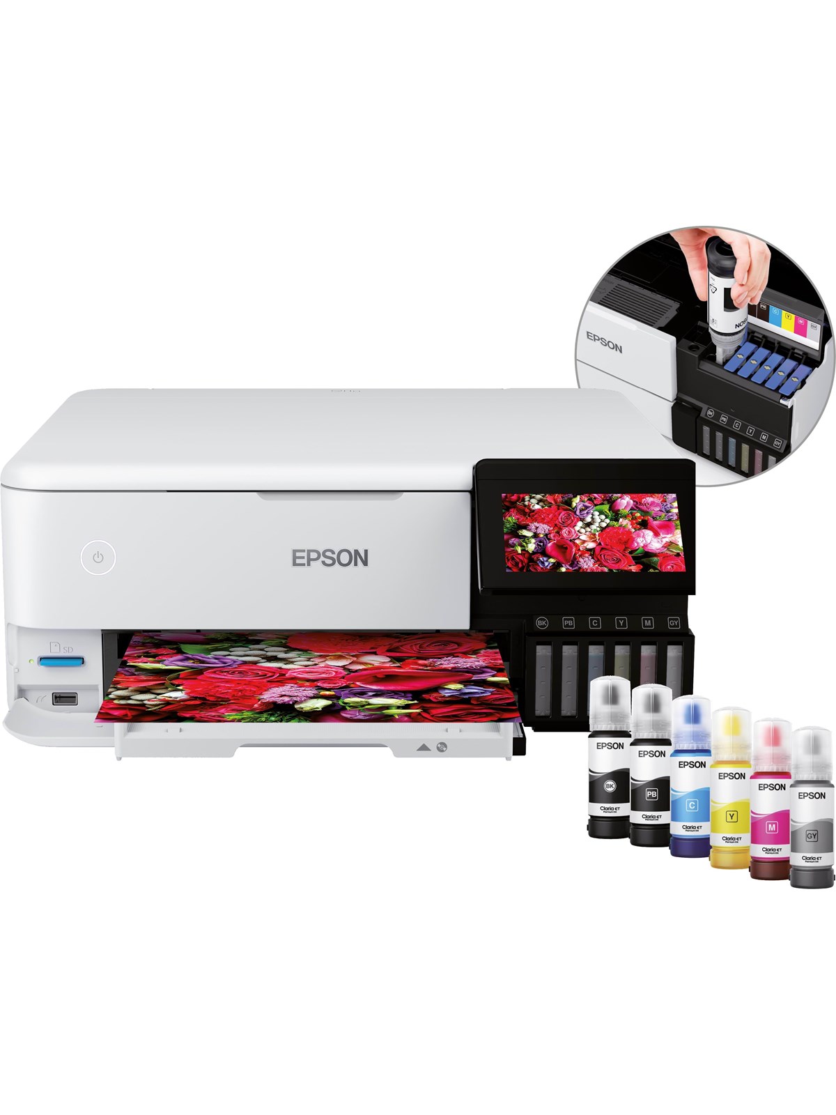 Epson Ecotank Et-8500 All in One Multifunktion - Farbe - Tinte - Drucker - C11cj20401- Drucker