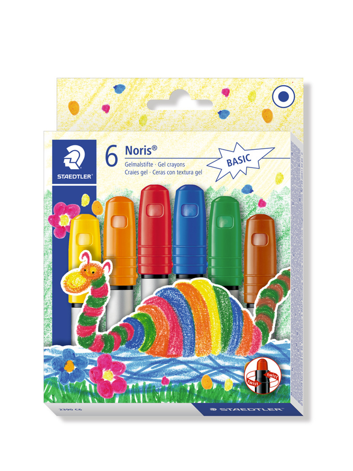 Staedtler Gel Crayon NC Basic 6pcs. Box - Utensilien Zum Schreiben Und Zeichnen - 2390 C6