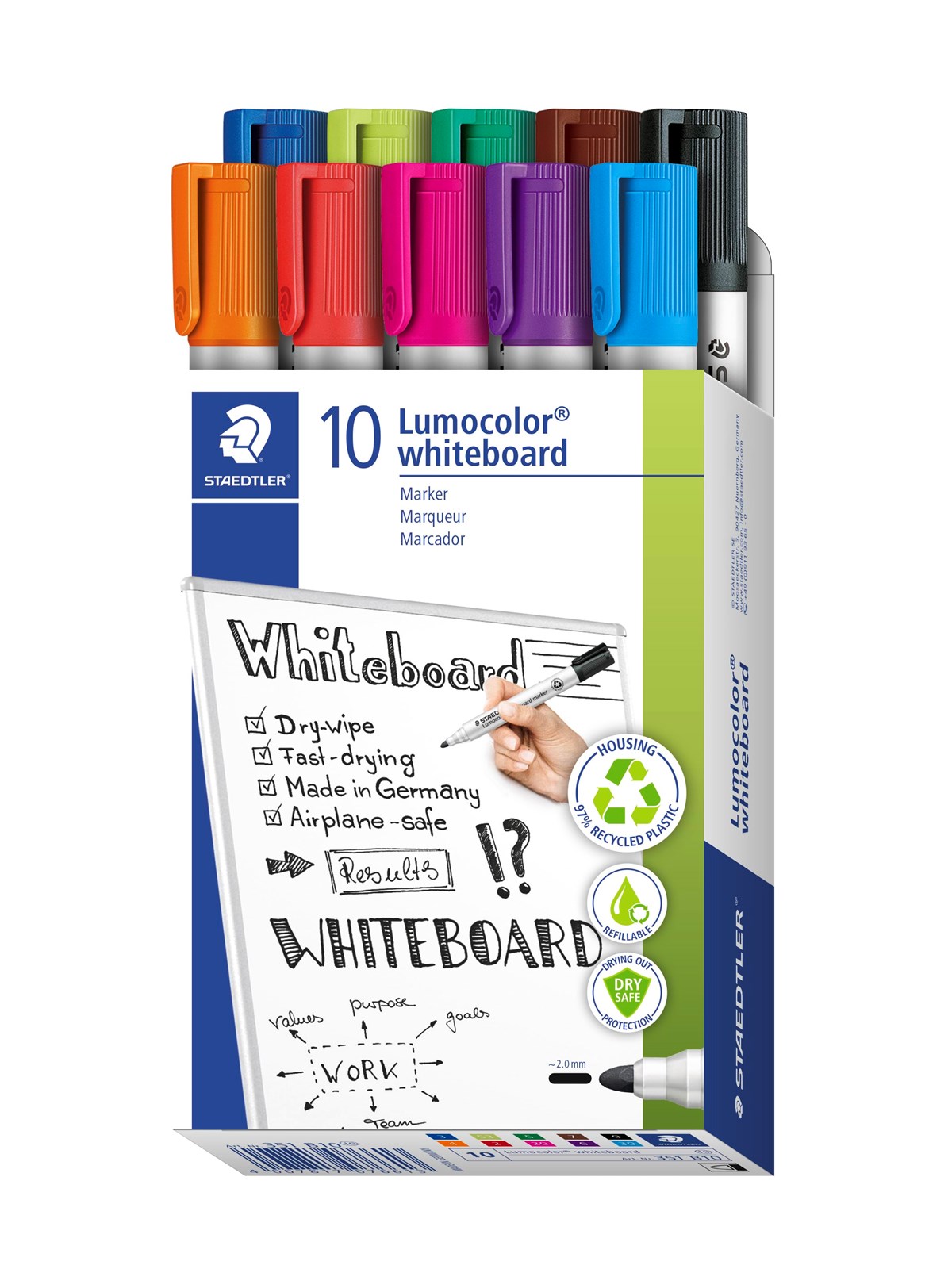Staedtler Whiteboard Marker Lumocolor Assort - Konferenz Und Praesentation - 351 B10
