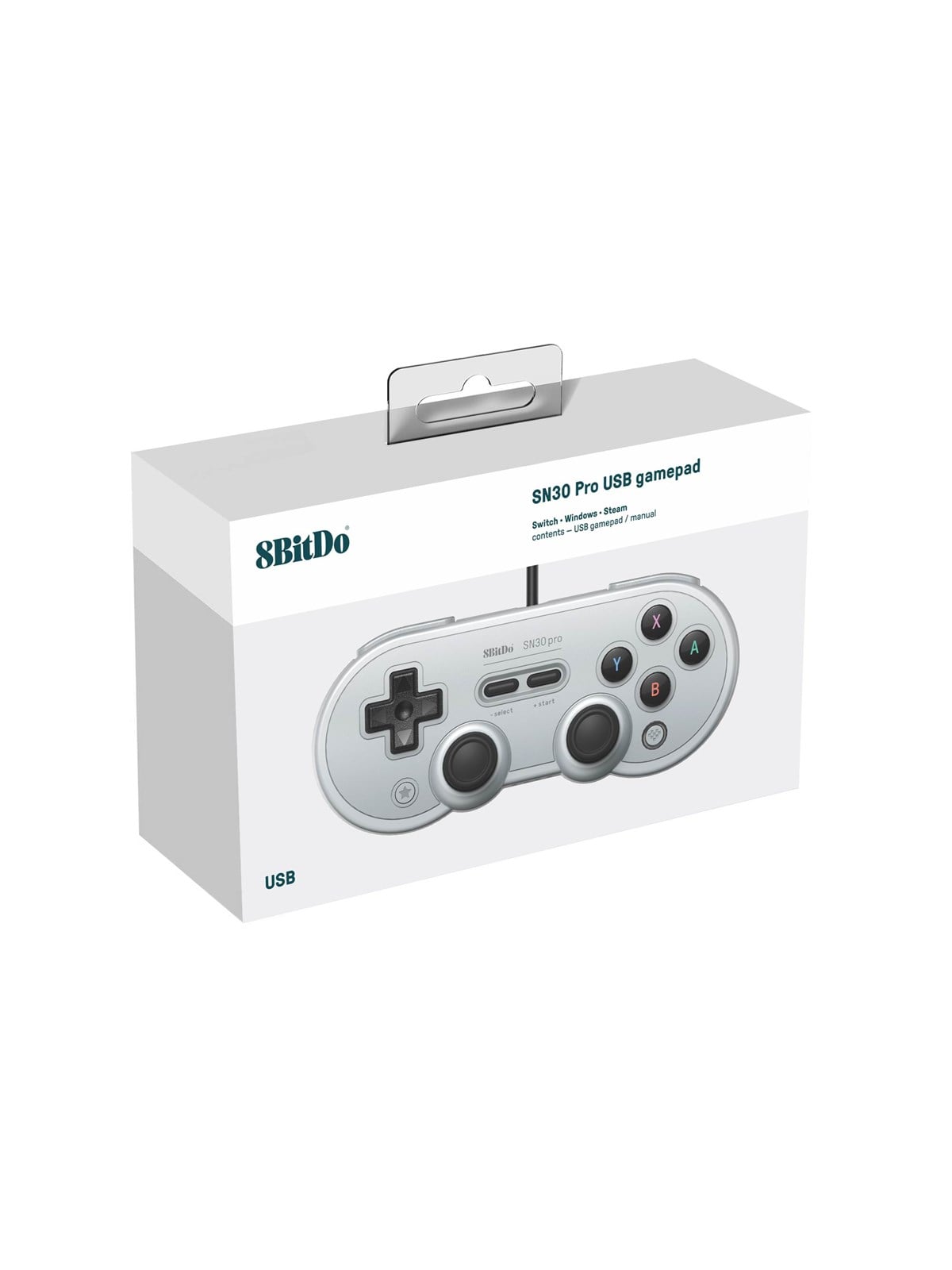 8bitdo Sn30 Pro Usb Gamepad Gray Edition - Wired Controller - Nintendo Switch - Gaming Zubehoer - 6922621501794