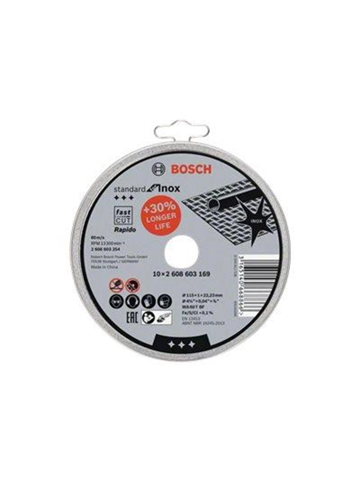 Bosch Standard For Inox Rapido - Winkelschleifer - 2608603254