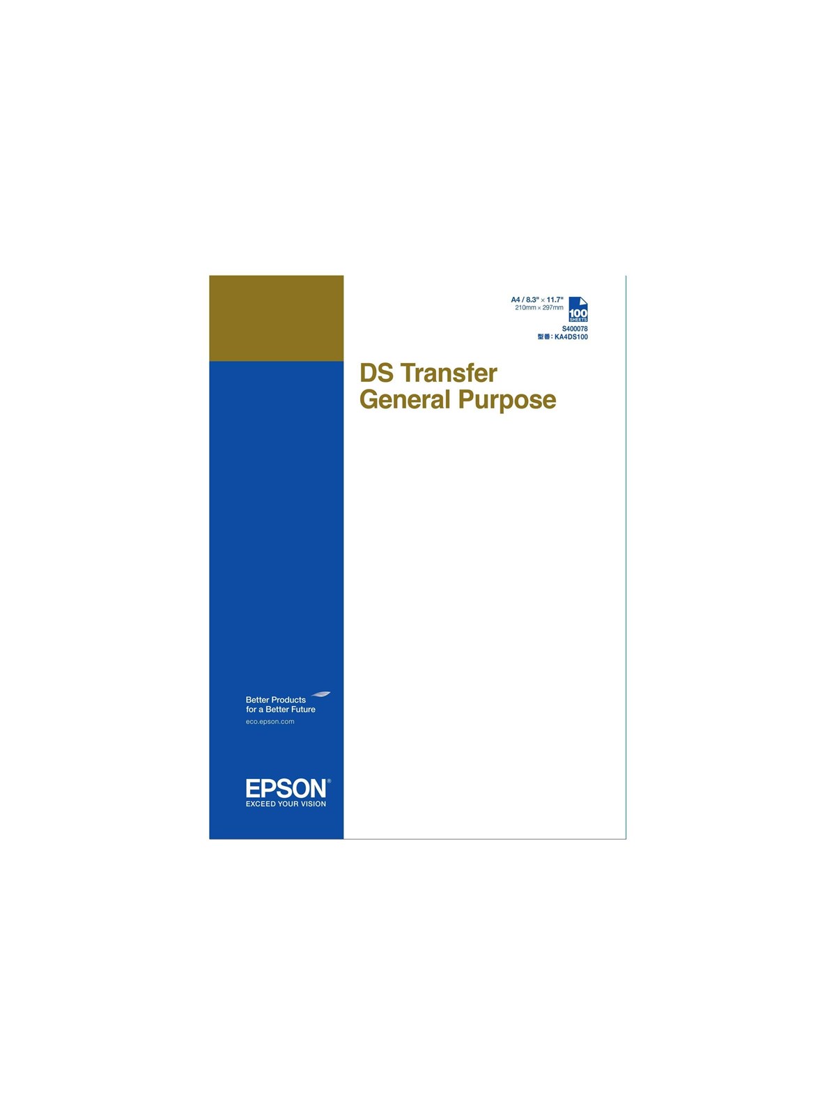 Epson DS Transfer General Purpose - Druckerzubehoer Tinte Toner - C13s400078