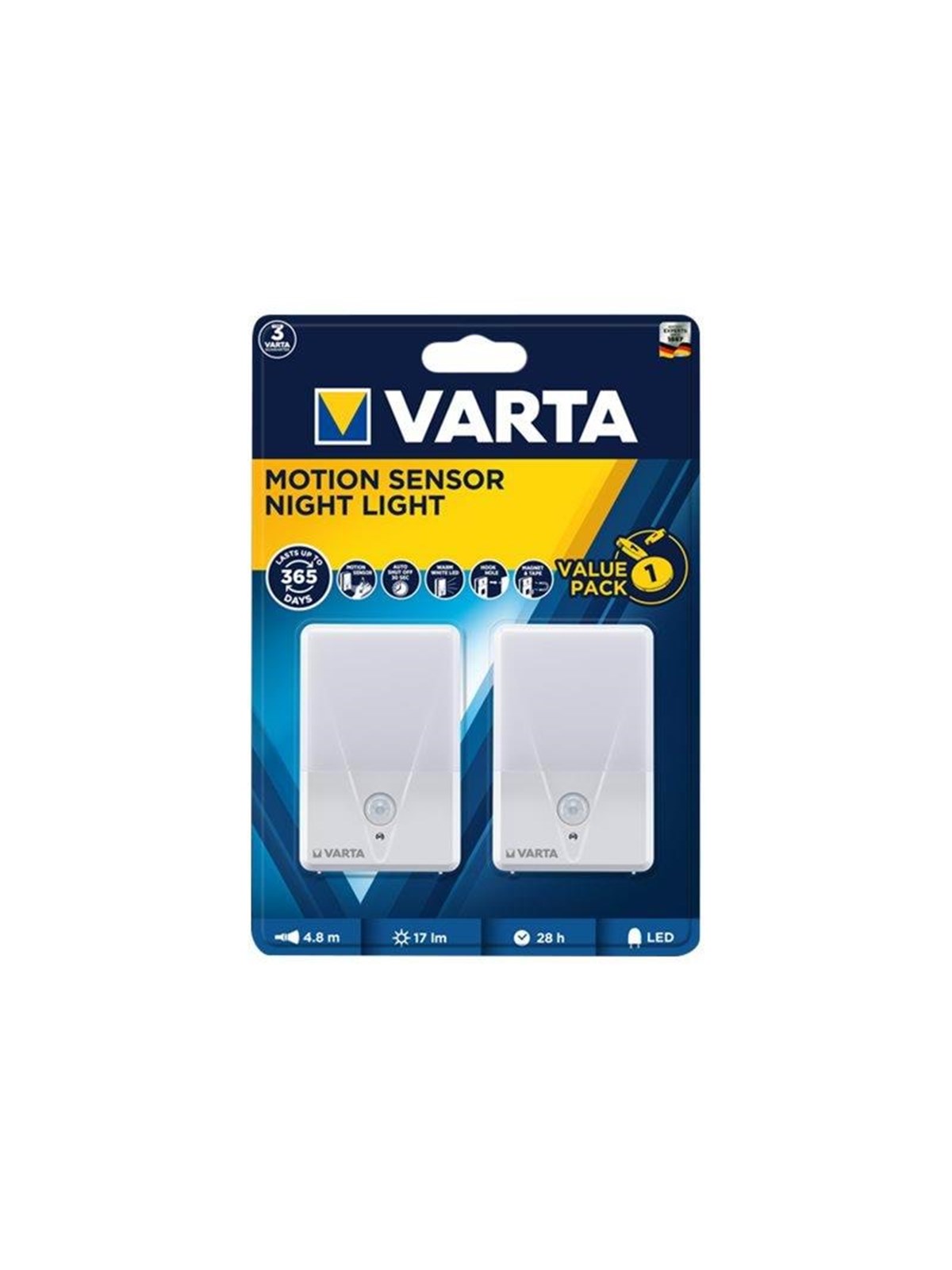 Varta - Night Light - Led - Warm White Light (Pack of 2) - Smart Home - 16624 101 402
