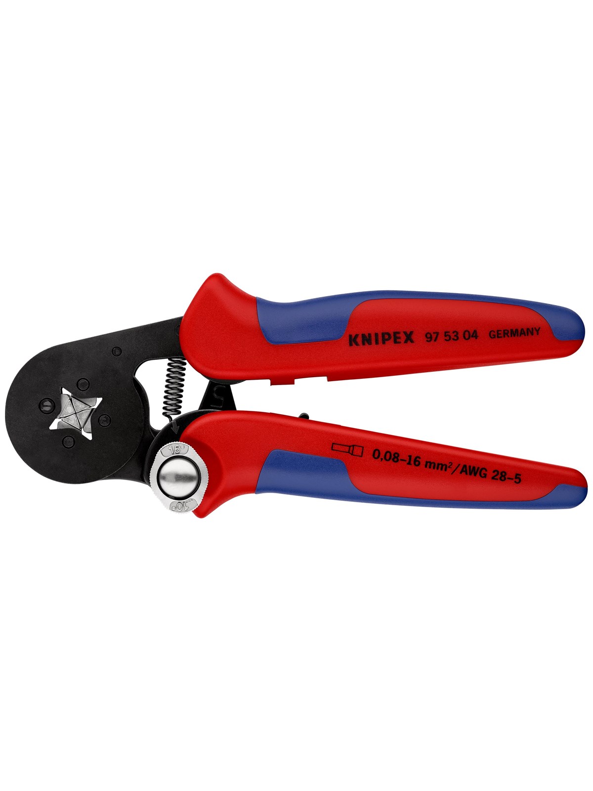 Knipex Selbsteinstellende Crimpzangen Für Aderendhülsen, Mit Seiteneinführung - Werkzeuge Fuer Sanitaerarbeiten - 97 53 04