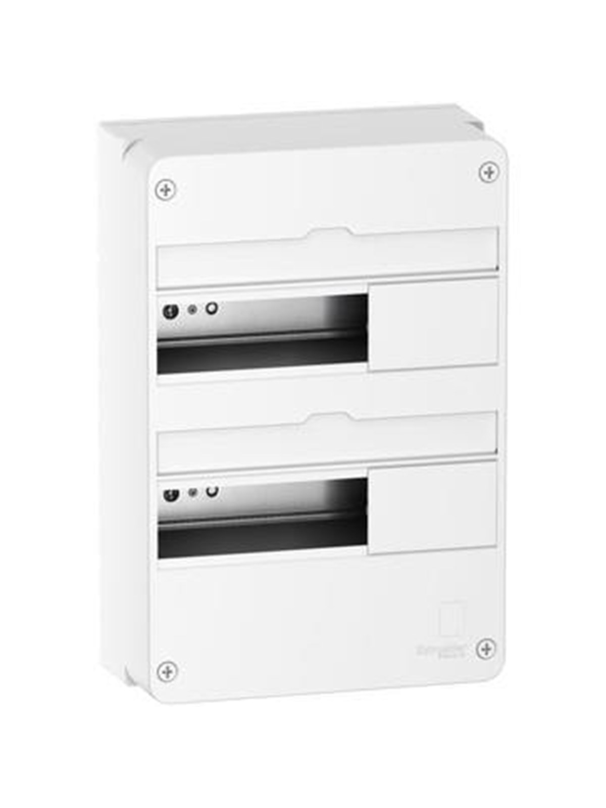 Schneider Electric Enclosure Wall-mounted Panel Resi9 cx Reis9 Board 2 Row 13 Modulator White Ral9003 Without Door - Schaltkaesten Und Schraenke - 