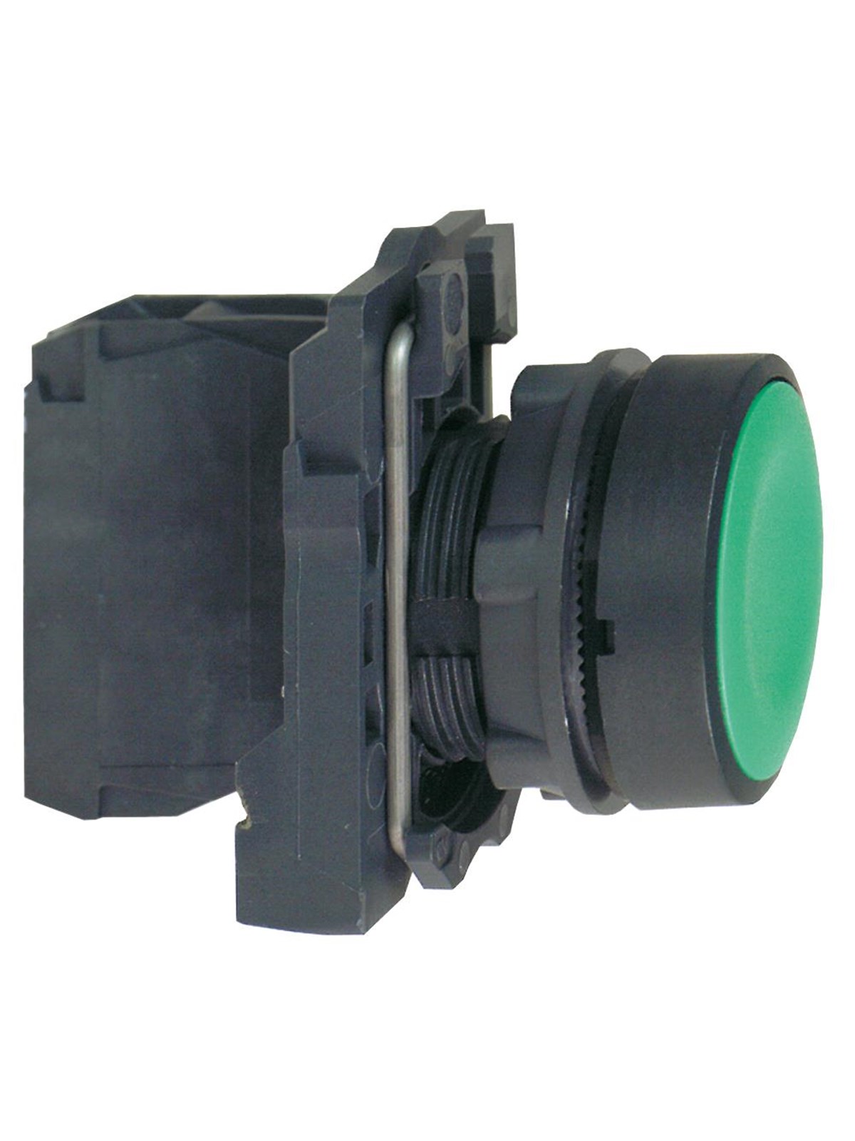 Schneider Electric Harmony Push Button Complete With Spring Return And Flat Touch Surface in Green Color 1xno Xb5aa31 - Druckknoepfe Und Signalgeraete