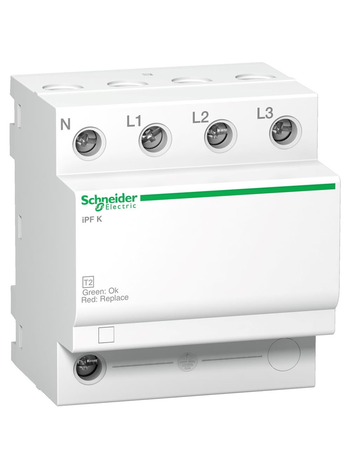 Schneider Electric Surge Arrester / Transient Protection Ipf 20ka 340v 3pn For Home Panels With tt or Tn-s System Mounting in The Board And Must be 