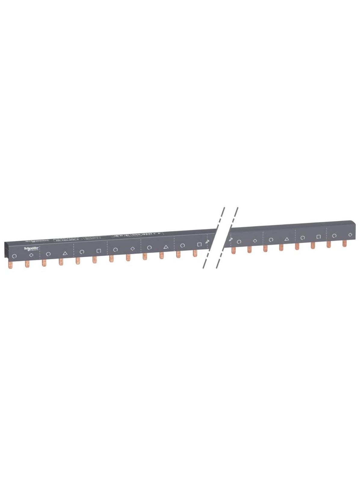 Schneider Electric Comb Busbar 4p Repart. 100a 24mod. - Komponenten Fuer Schaltkaesten Und Schraenke - A9xph524