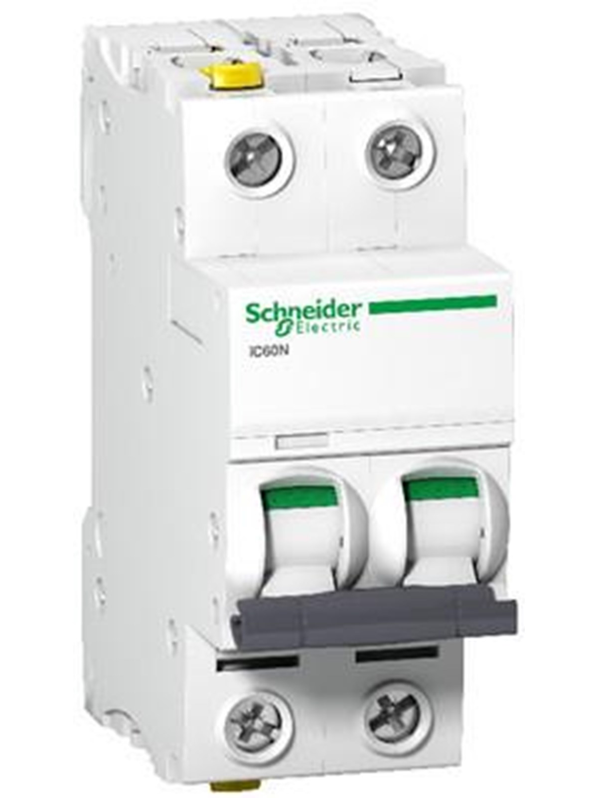 Schneider Electric Acti9 Ic60n Miniature Circuit Breaker - 2p - 1a - c Curve - Komponenten Fuer Schaltkaesten Und Schraenke - A9f04201