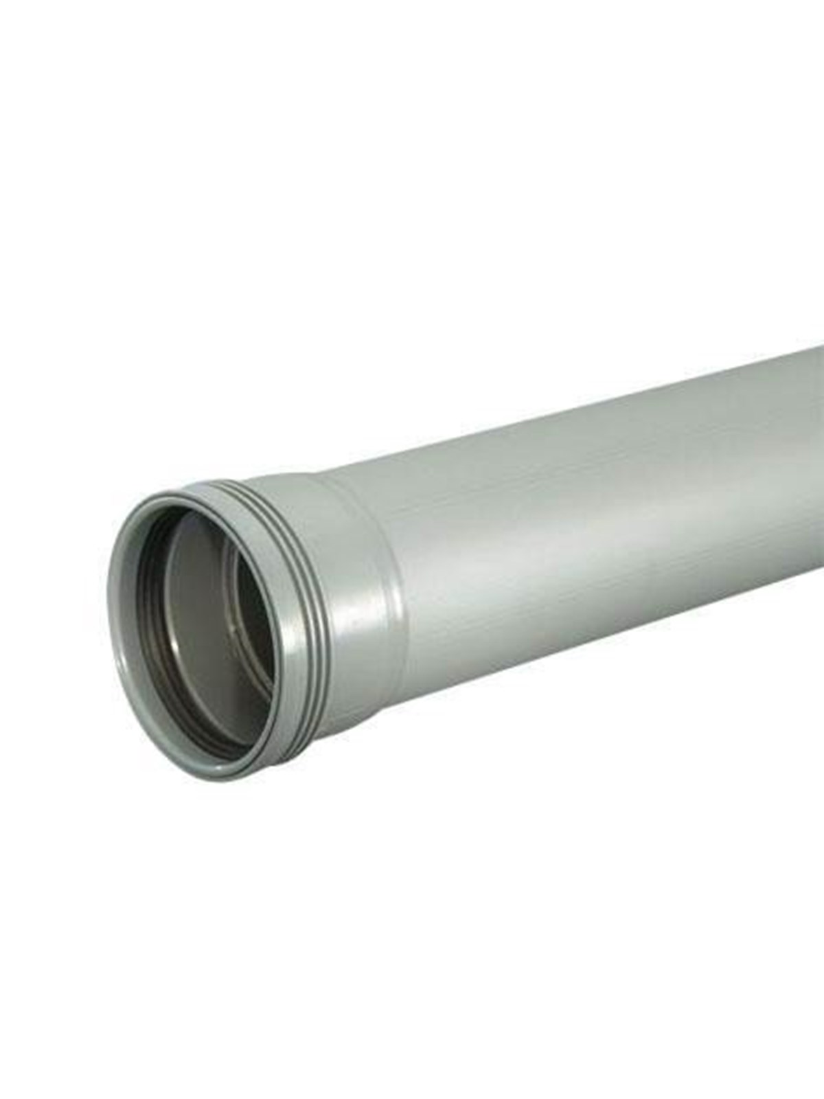 Wavin Wafix pp Pipe With Sleeve 75 x 1000 mm Grey - Entwaesserungsprodukte - 1430207
