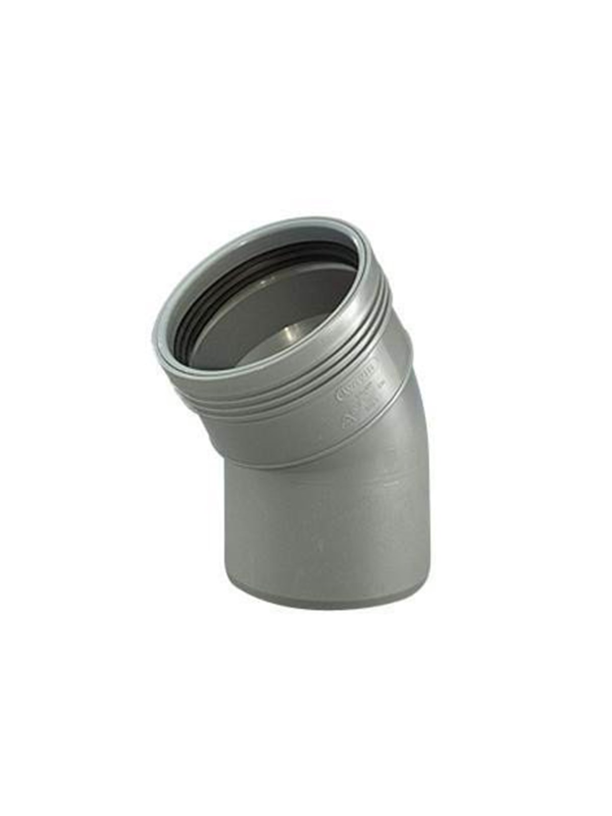 Wavin Wafix pp Bend 30° x 75 mm Grey - Entwaesserungsprodukte - 1450321