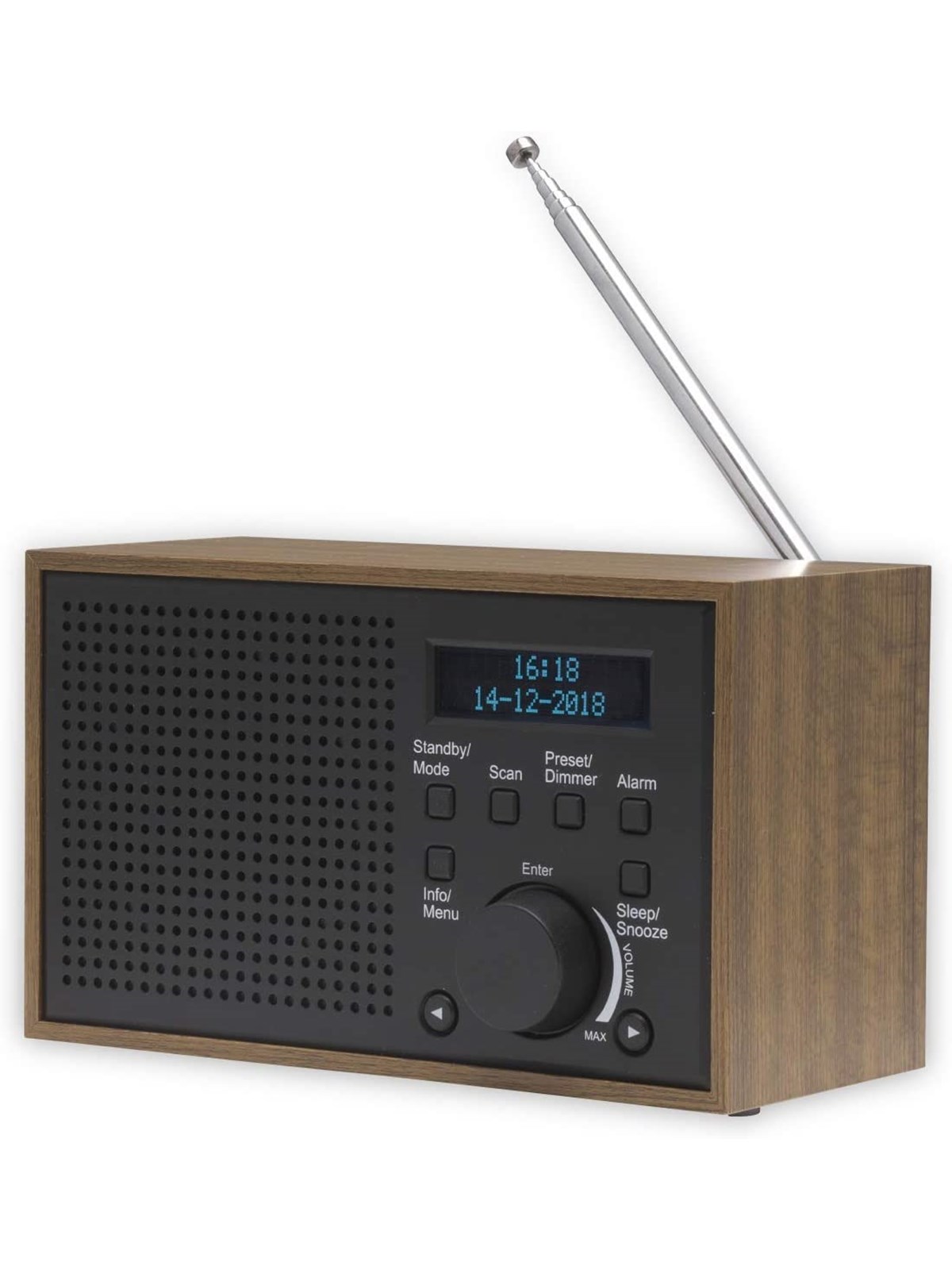 Denver Dab-46 - Dab/dab+/FM - Dab Netzwerk Und Radiowecker - Dab-46dark Grey