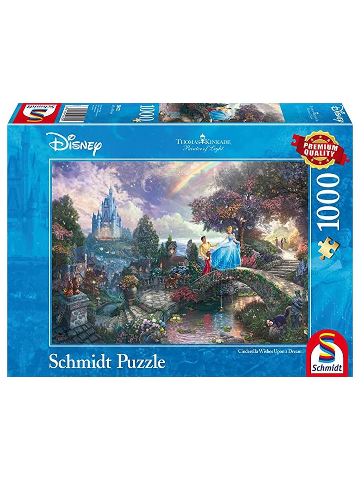 Schmidt Puzzle - Thomas Kinkade: Disney Cinderella 1000 Pcs - 59472