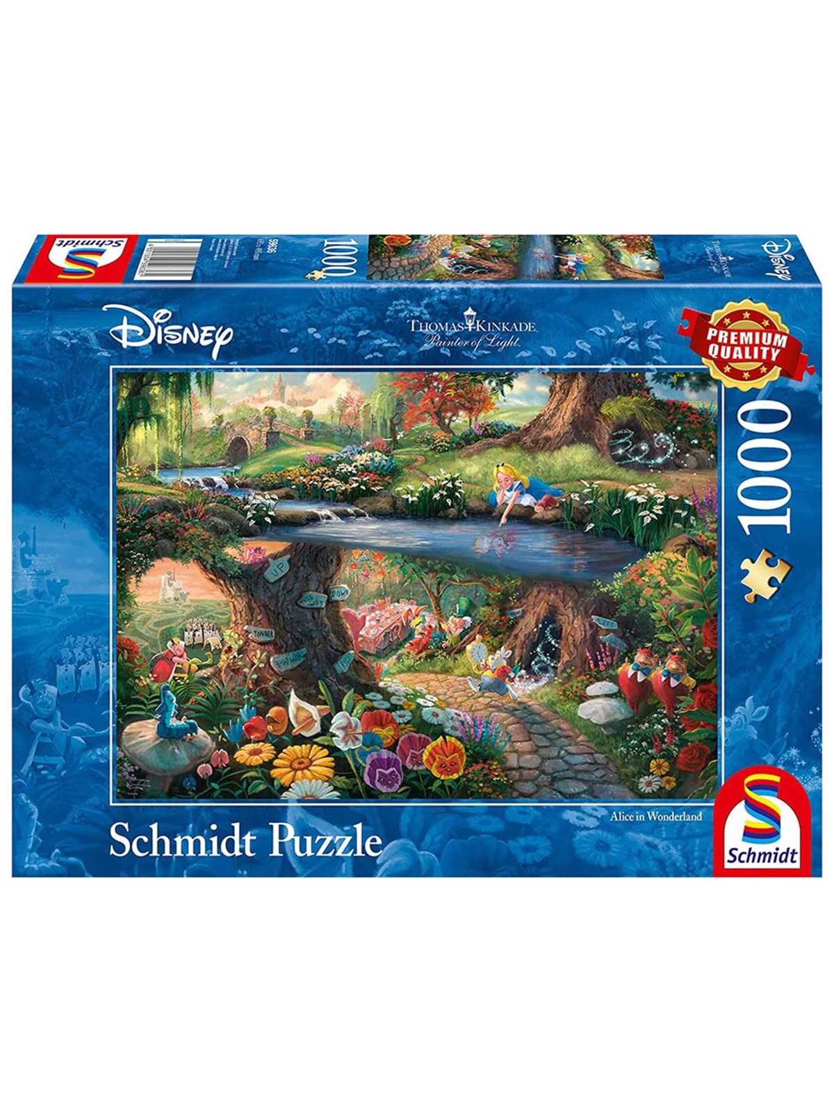 Schmidt Puzzle - Thomas Kinkade: Disney Alice in Wonderland - Sch9636