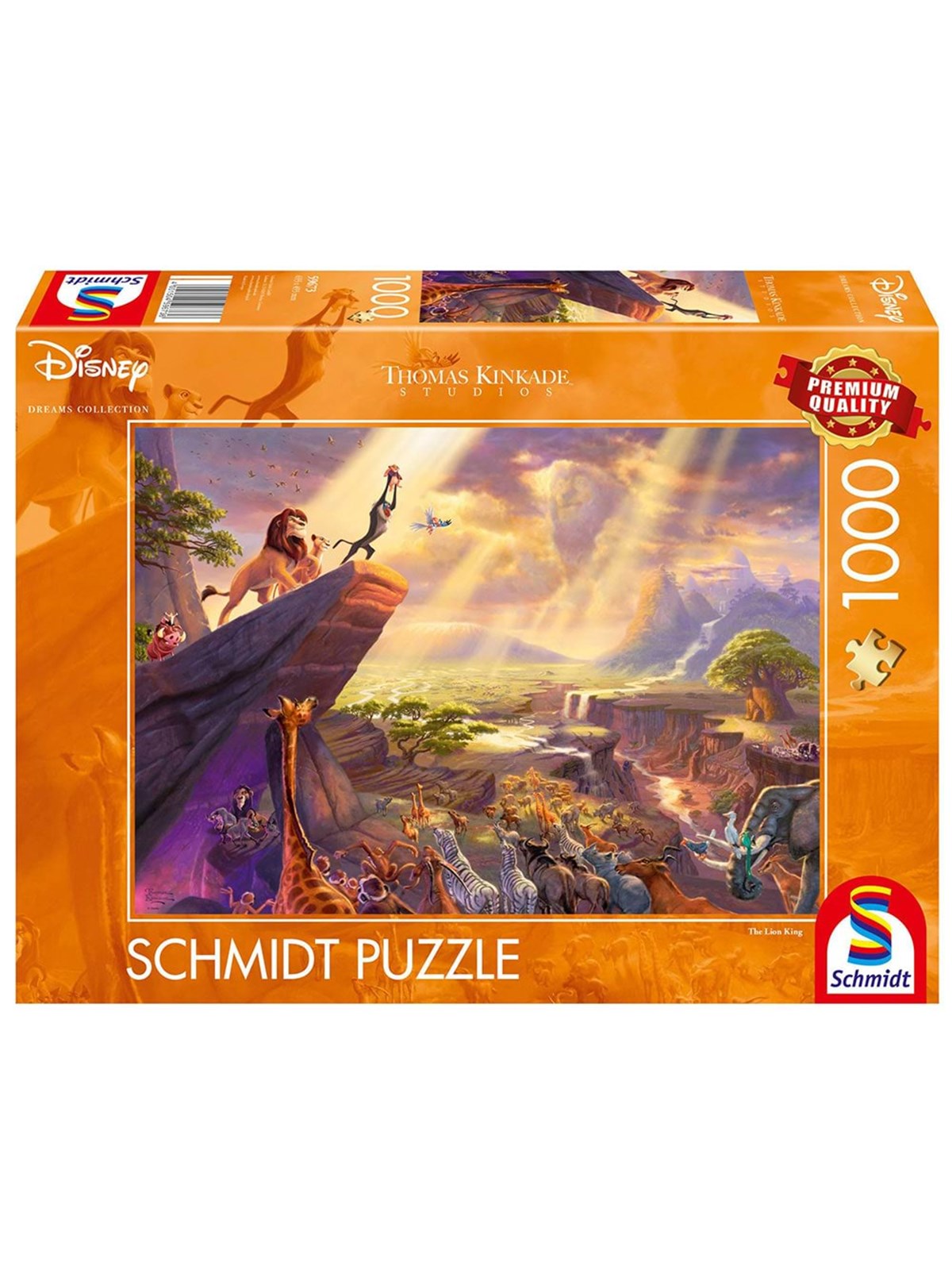 Schmidt Puzzle - Thomas Kinkade: Disney The Lion King (10 - Sch9673