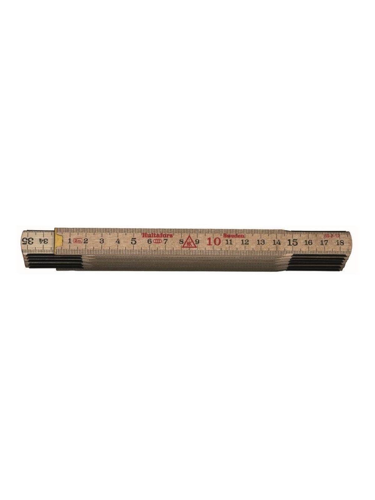 Hultafors Wooden Folding Ruler 2m 12 Links - Haus Garten - 100104