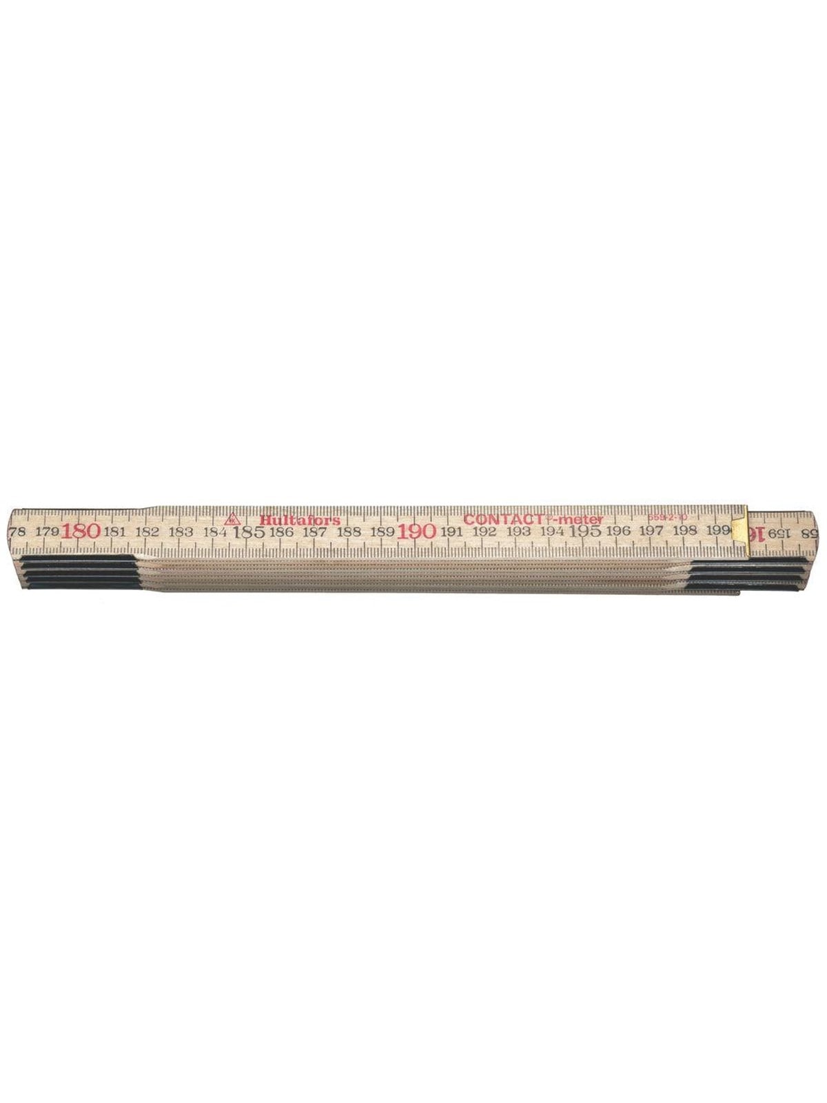 Hultafors Wooden Folding Rule 559 Contact-meter 2m 10 Links - Haus Garten - 101804