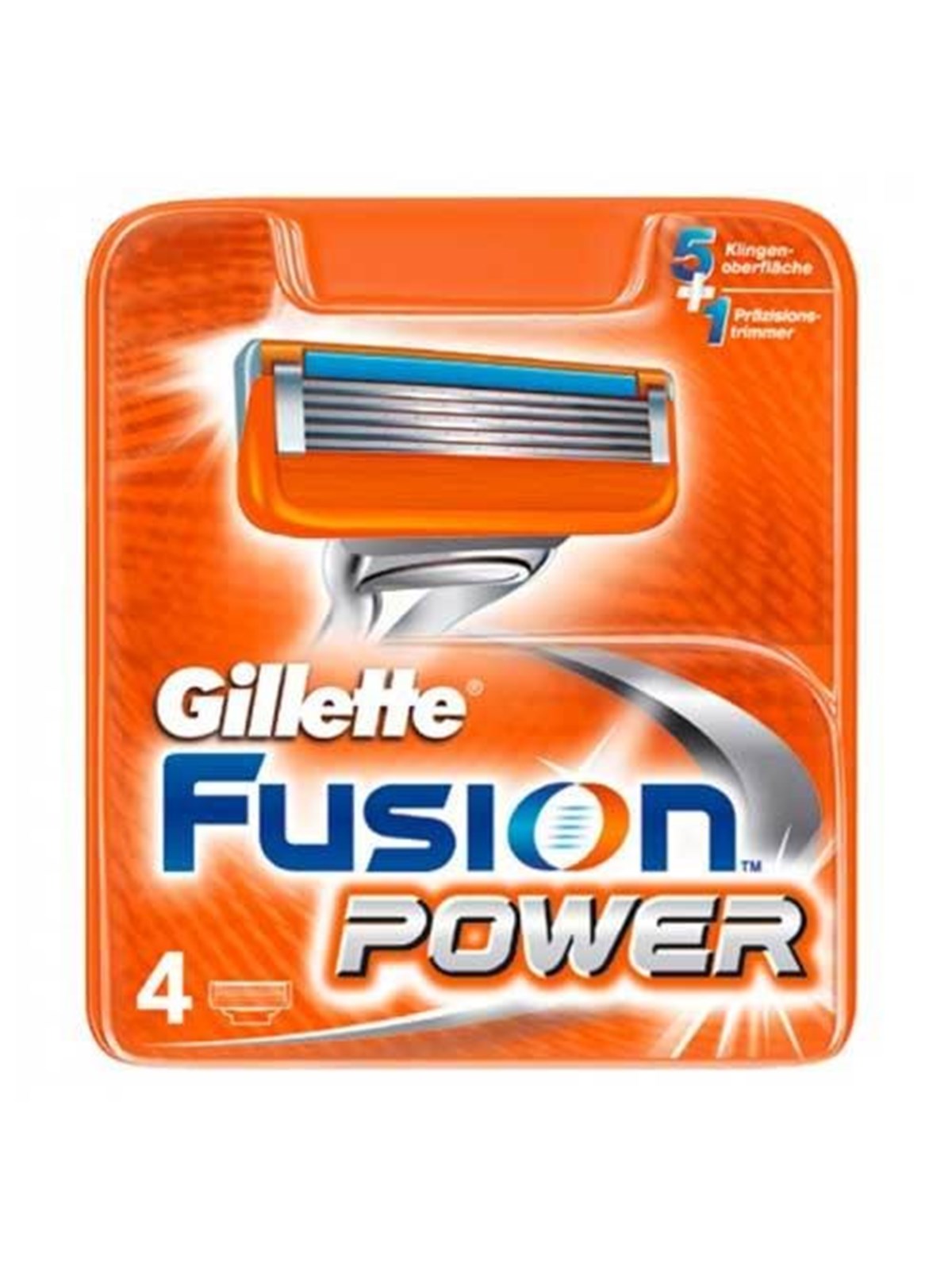 Gillette Fusion Power Blades 4 Pack - Rasierausstattung - 7702018852475