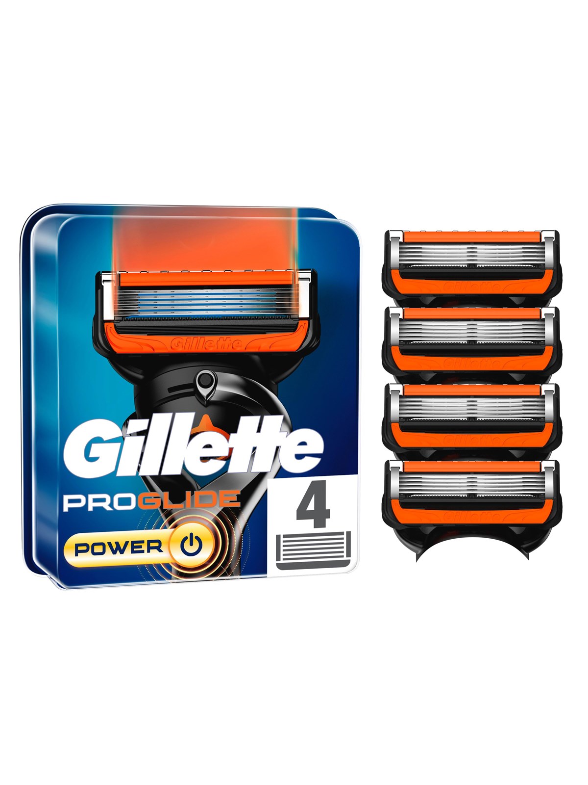 Gillette Fusion Proglide Power Blades 4 Pack - Rasierausstattung - 7702018263905