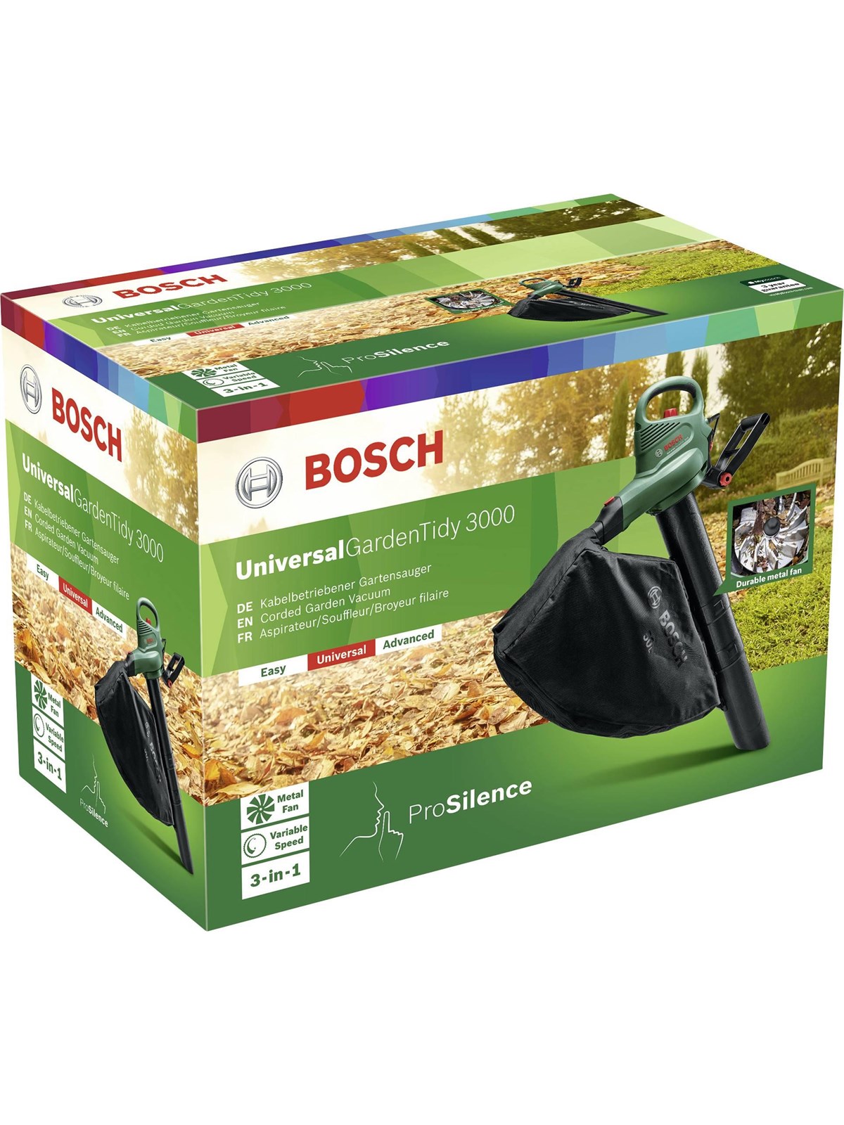 Bosch Løvsuger Universal Garden Tidy 3000w - Laubsauger Geblaese - 06008b1001
