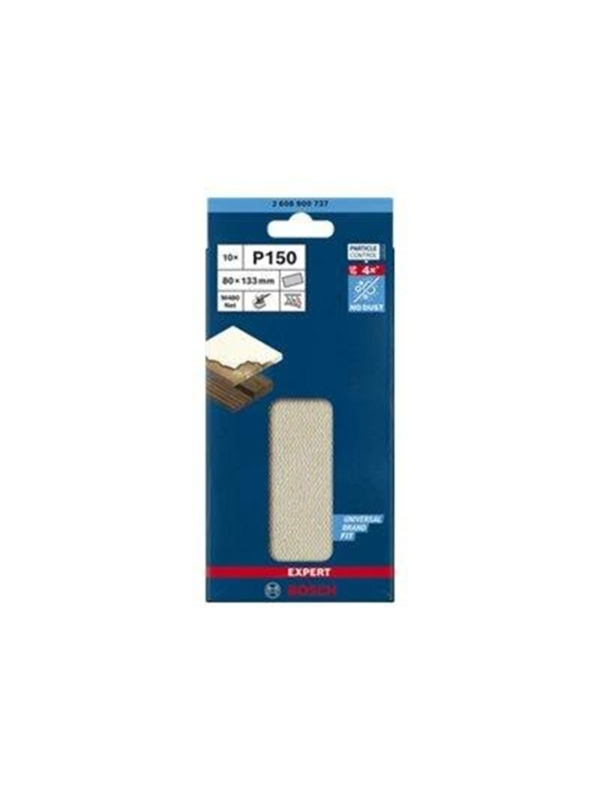 Bosch Slibeblad Plan 80x133mm Net K150 10 Stk - Schleifmaschine - 2608900737