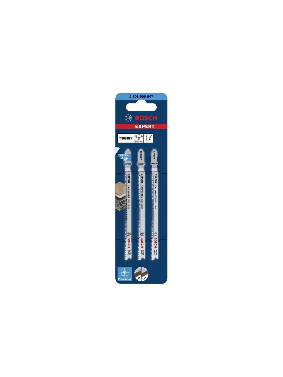 Bosch Stiksavklinge T308bfp Hardwood 3 Stk - Stichsaegen - 2608900547
